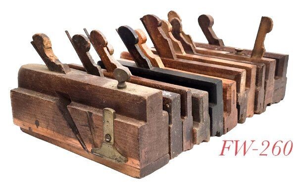 old wood wooden MOLDING PLANE TOOL LOT Dado Beads Fillester T&G others