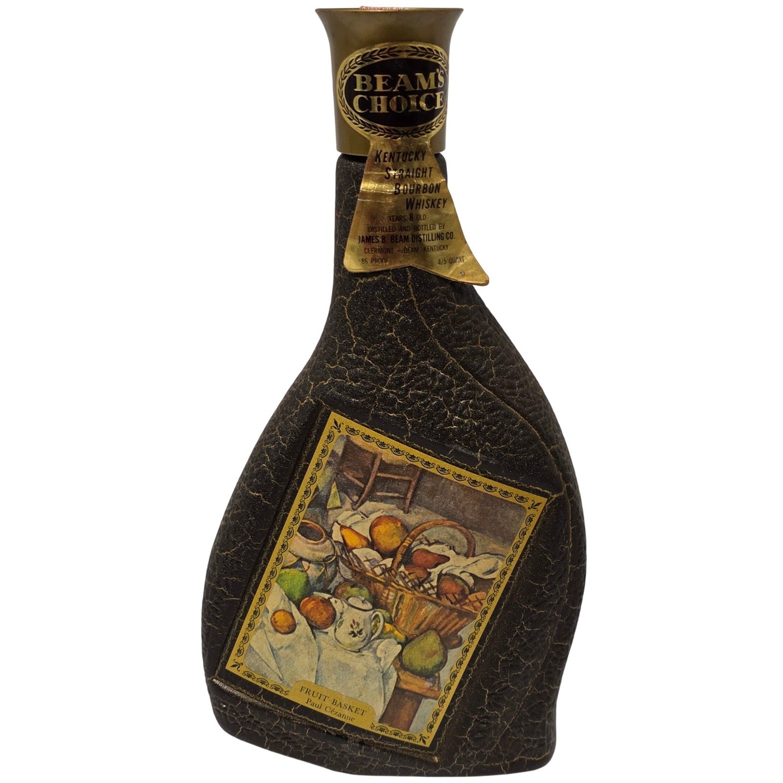 Vintage Jim Beams Modern Masters Cezanne Fruit Basket Bourbon Decanter Vol II*