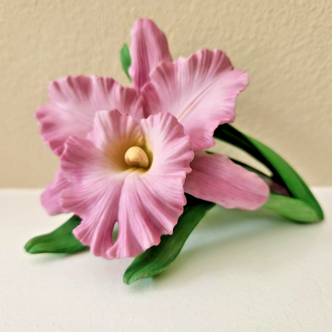 Lenox Garden Flowers 1988 Cattleya Orchid  1234613 No Box Excellent Condition