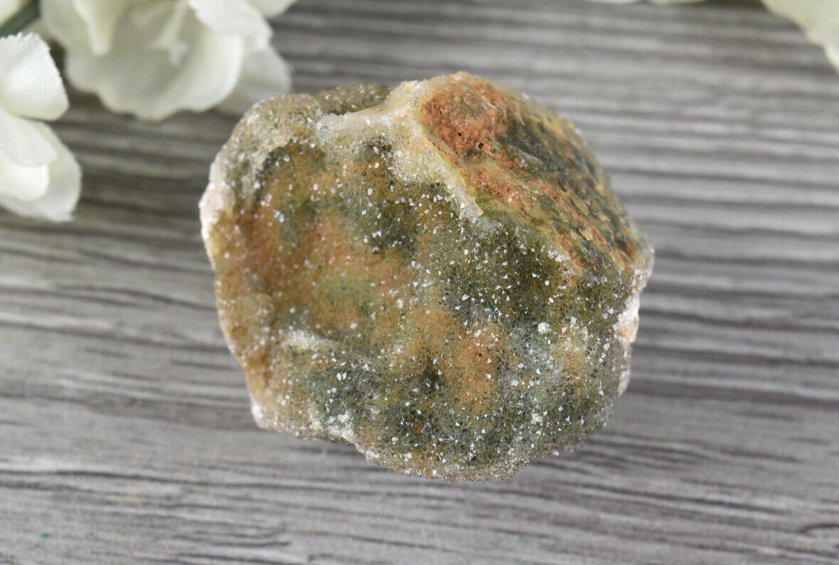 Druzy Chrome Chalcedony from Turkey   3.7  cm # 22284