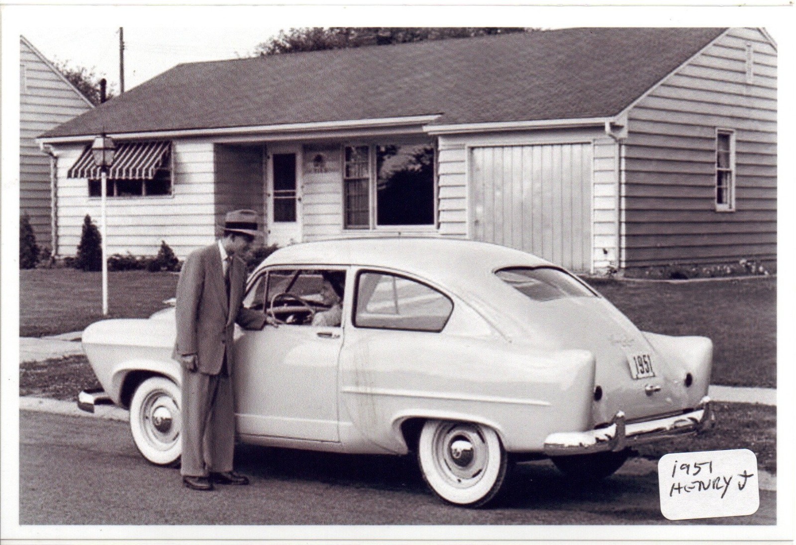 1951 Henry J Town Scene Photo