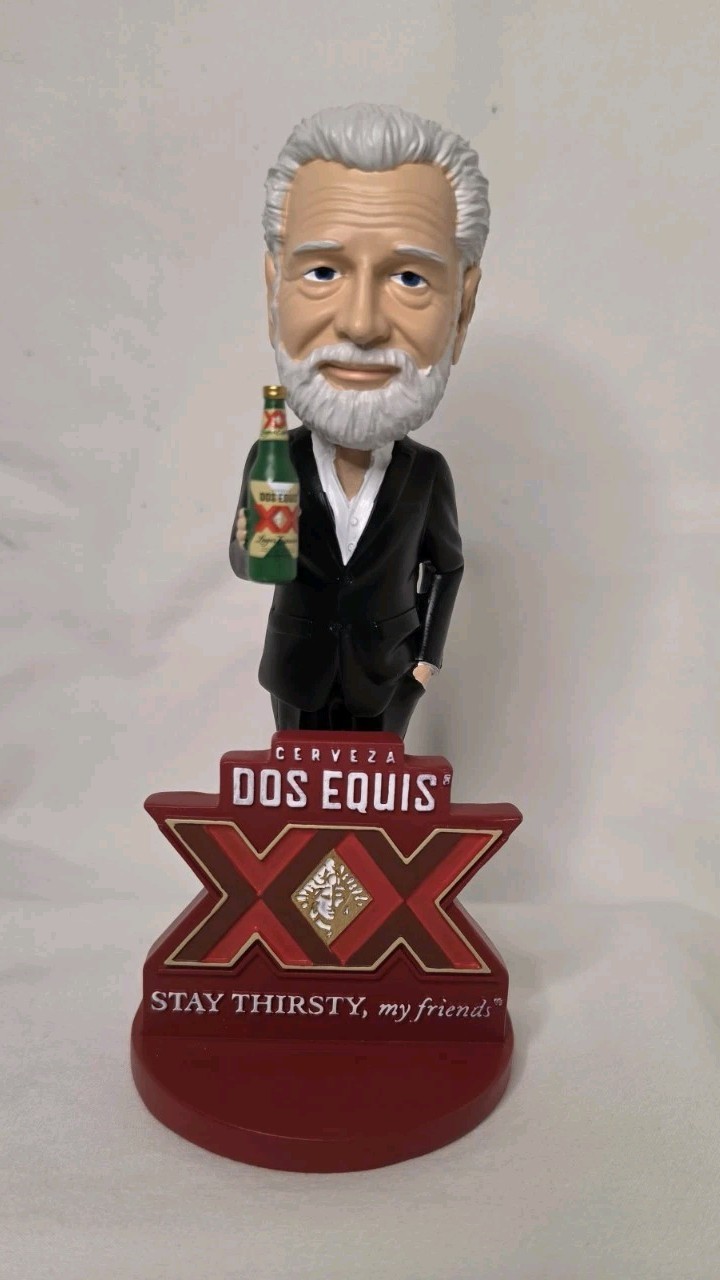 DOS EQUIS Bobblehead Jonathan Goldsmith “The Most Interesting Man in the World”