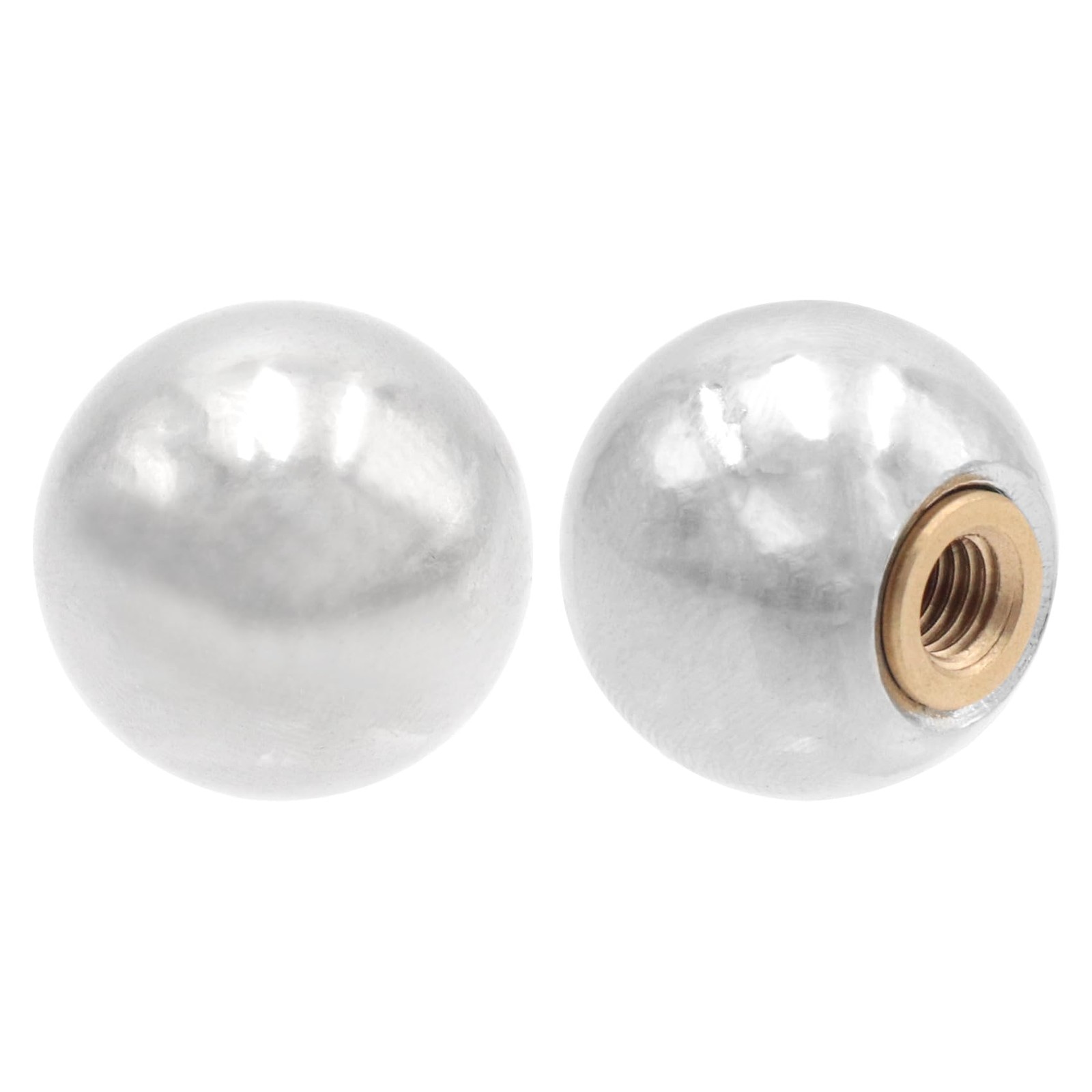 Antrader Lamp Finials Silver Lamp Finial Cap Knobs Fit Both 3/8\