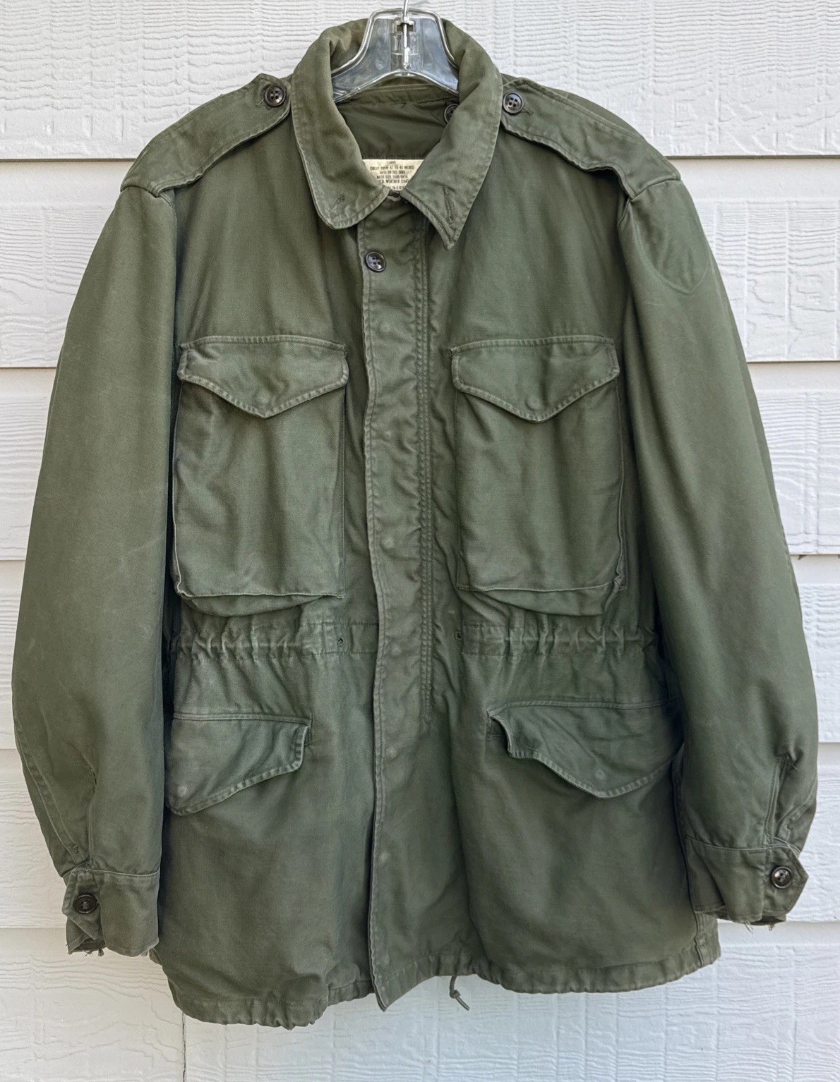 Vintage 1958 US Army M-1951 Field Jacket M51 Korean War Era