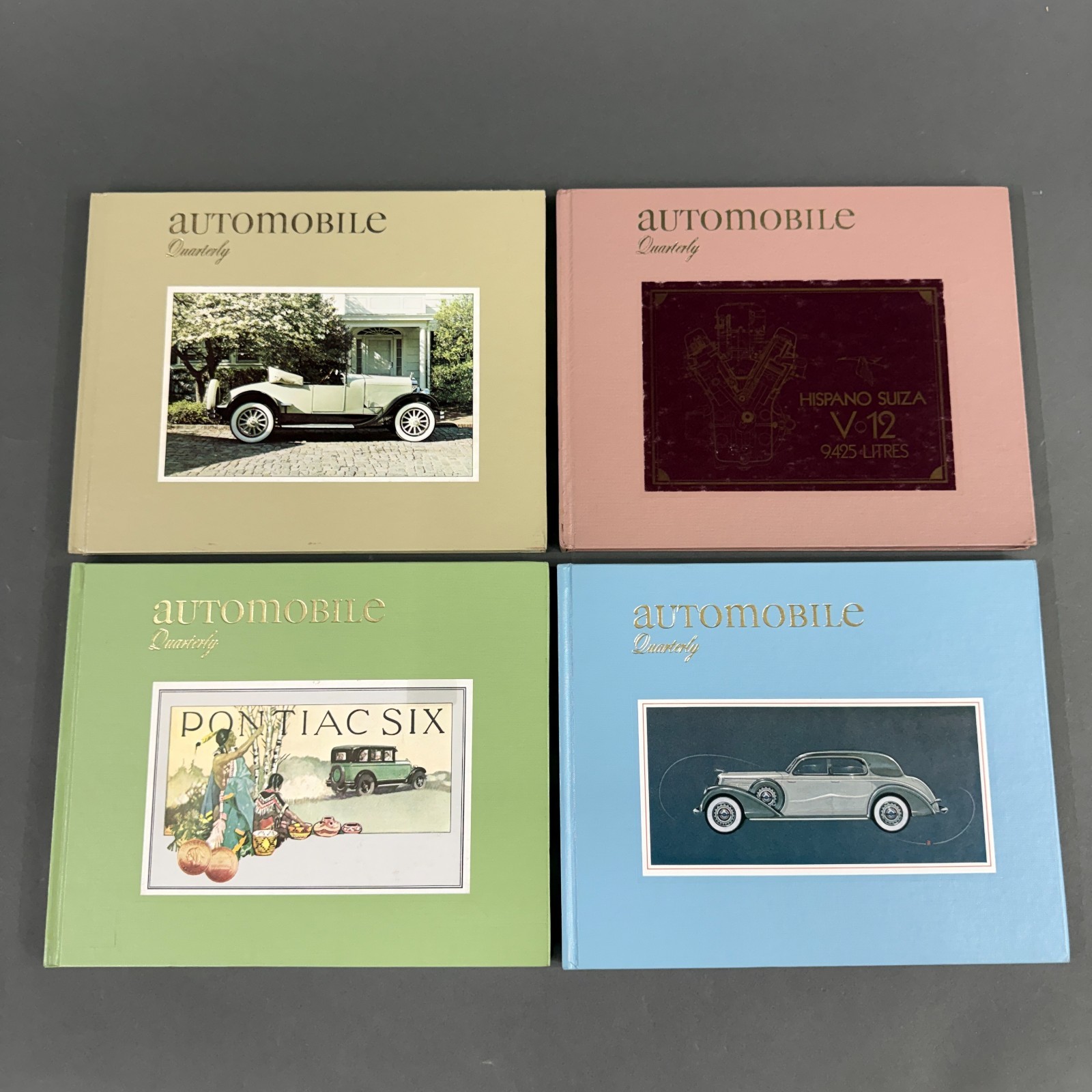 AQ Automobile Quarterly Vol 16 Complete Issues 1-4 Hardcover 1978 Vintage Car