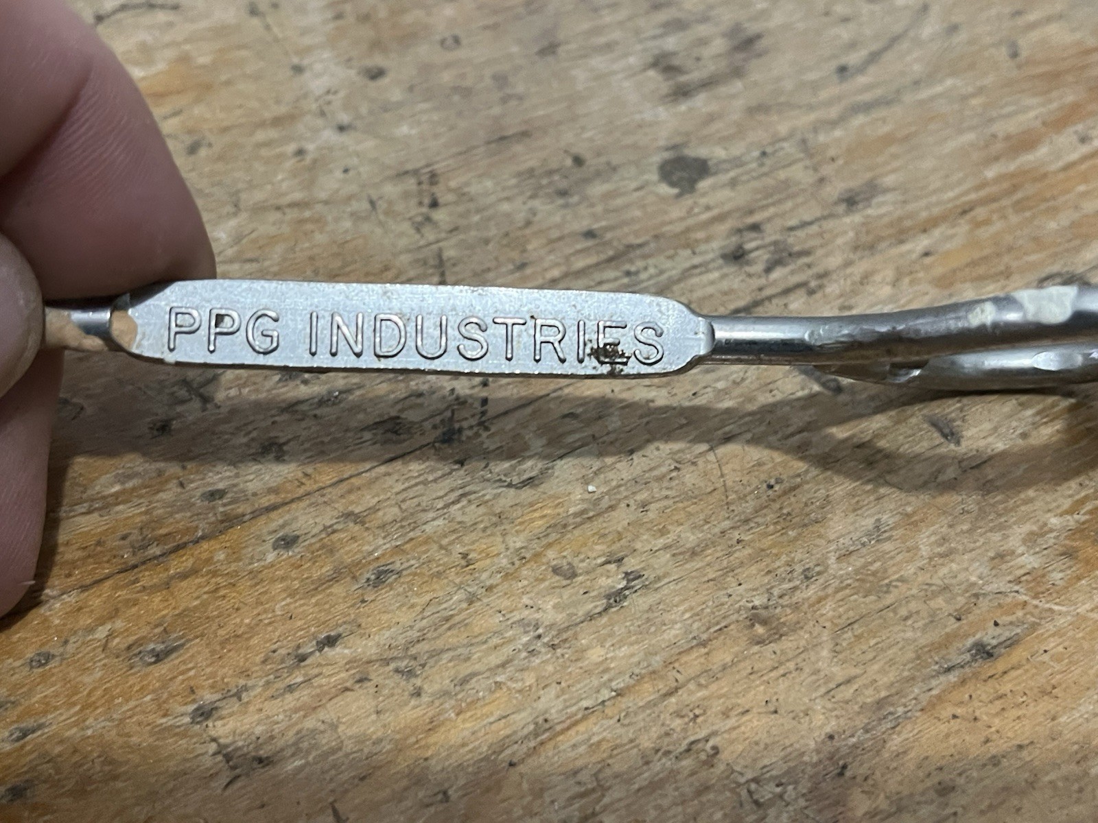 Vintage PPG INDUSTRIES Pittsburgh Paints Can Bottle Opener Tool Advertising