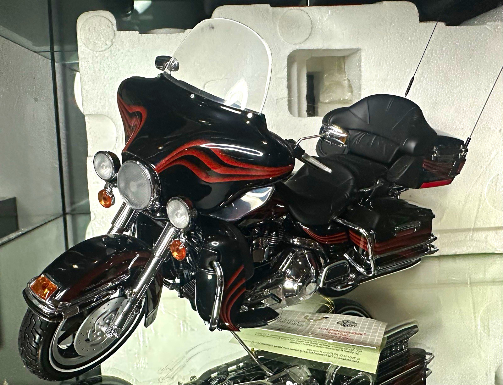 Franklin mint 2004 Harley Davidson Road Rally 1:10 RARE READ