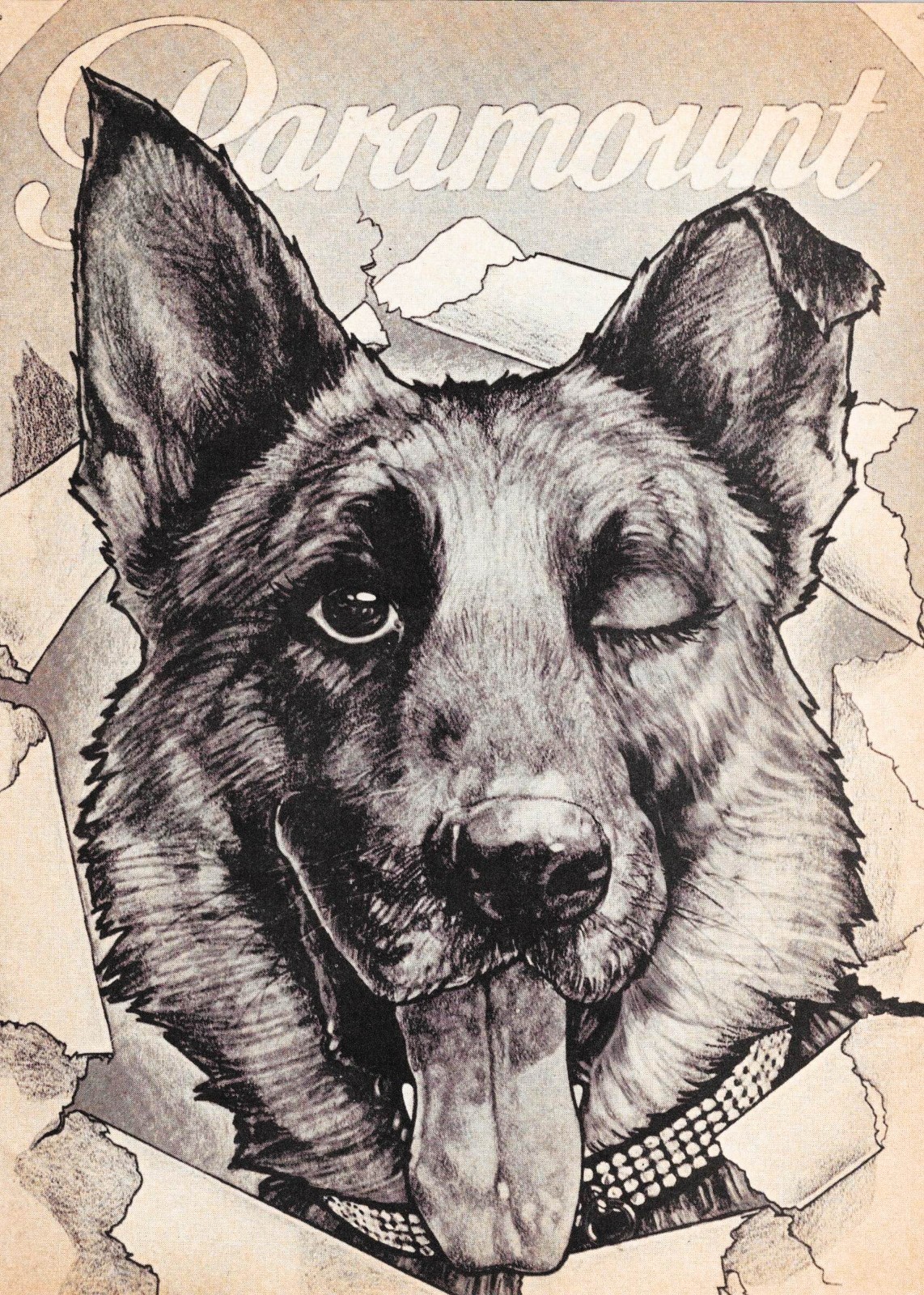 Two Page Article on RIN-TIN-TIN - Dog Movie Star - 5 x 7 inch Reprint