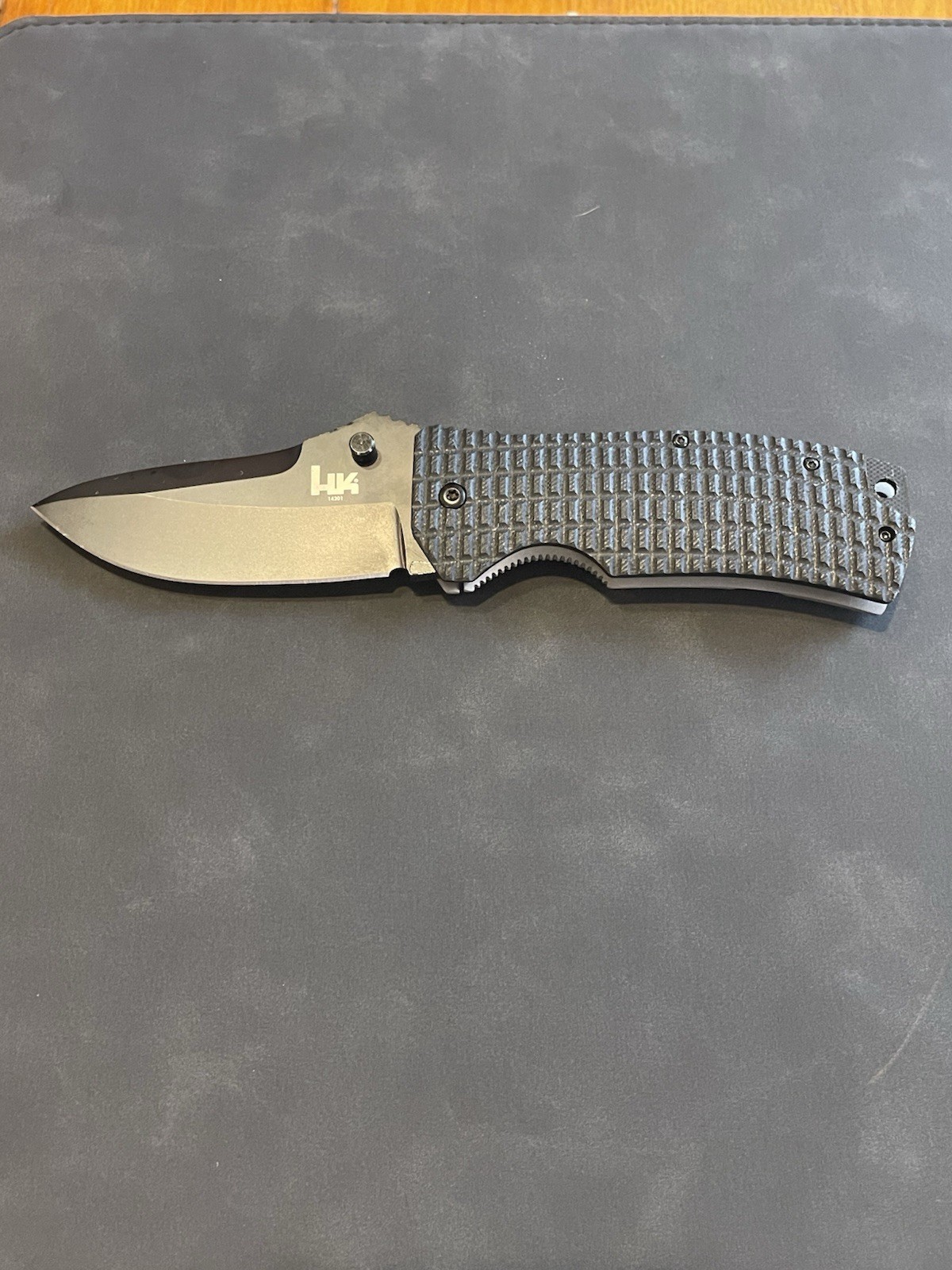 Heckler & Koch HK Conspiracy 14201BT Pocketknife Aluminum Handle Black
