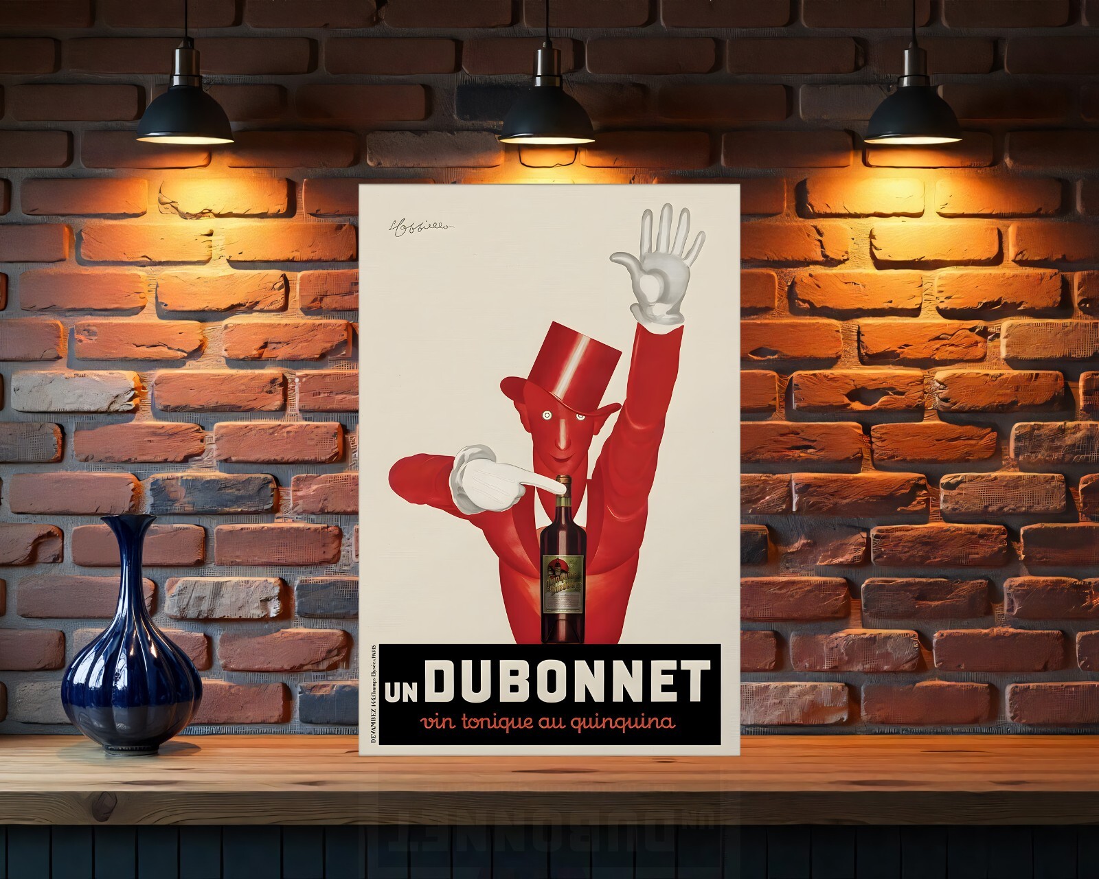 Un Dubonnet Vintage Metal Sign - 24
