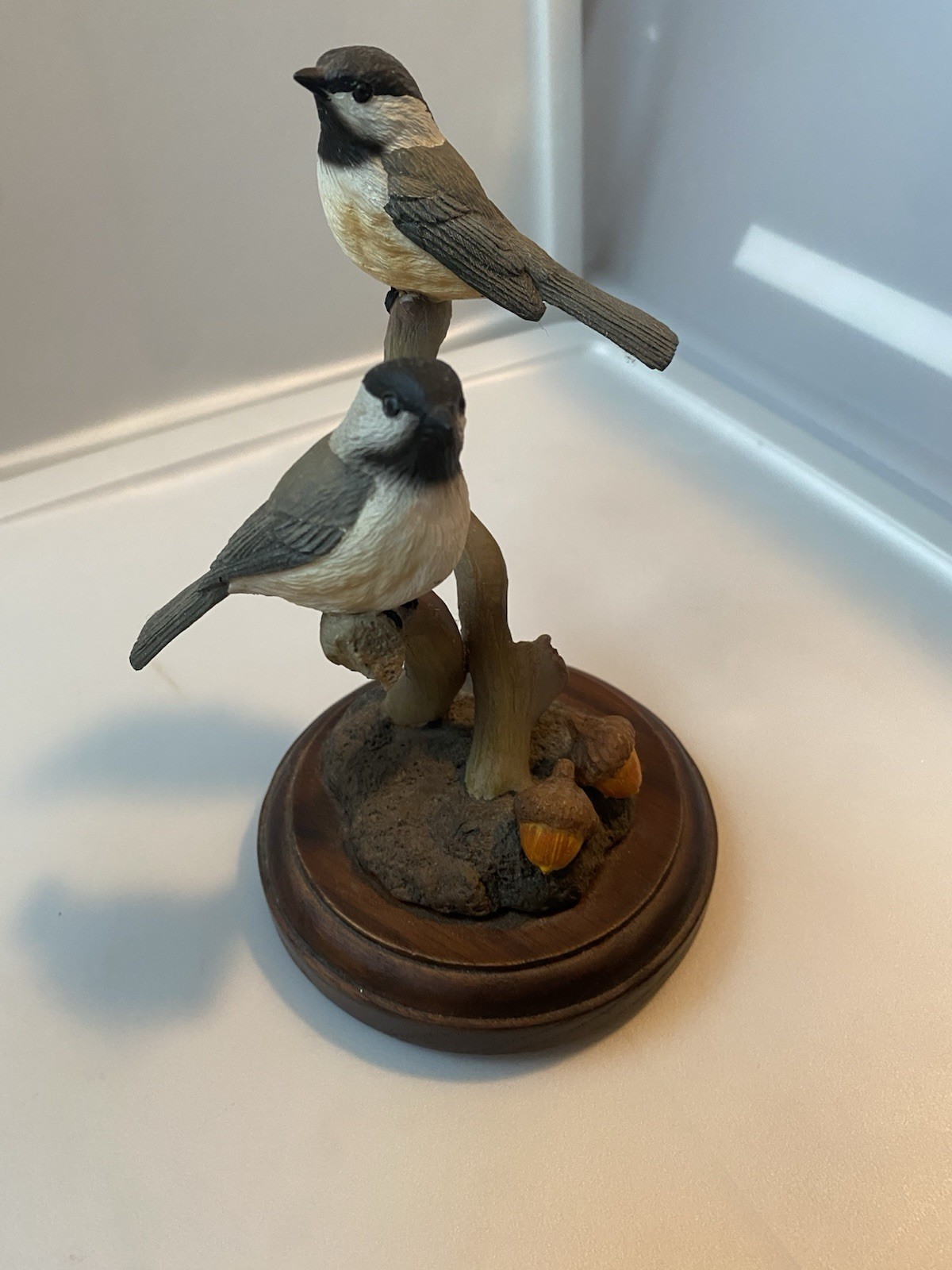Wild Wings Collection Black Capped Chickadee Pair Figurine