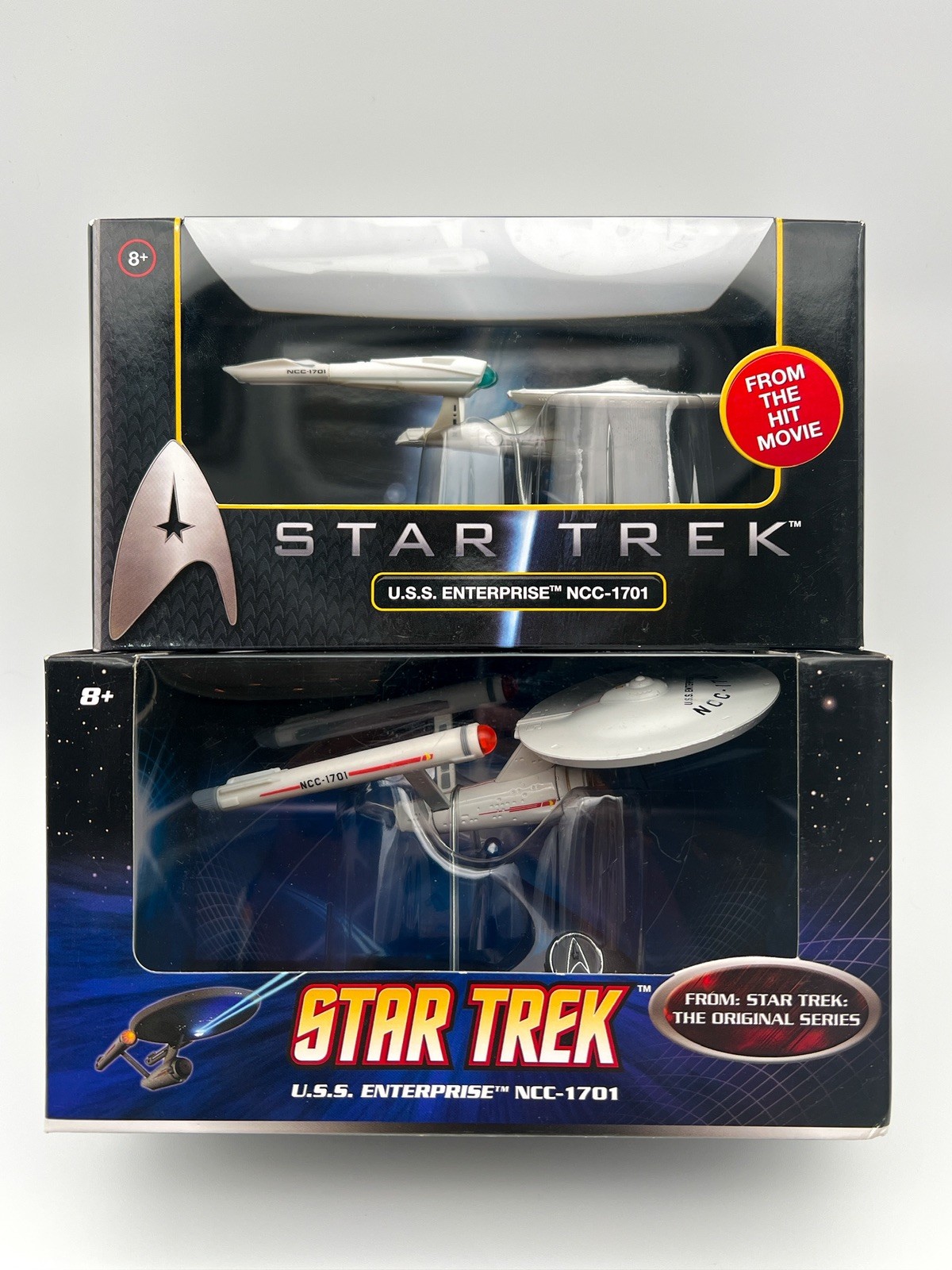 NEW Hot Wheels Star Trek TOS + Kelvin Enterprise (Both Sealed)