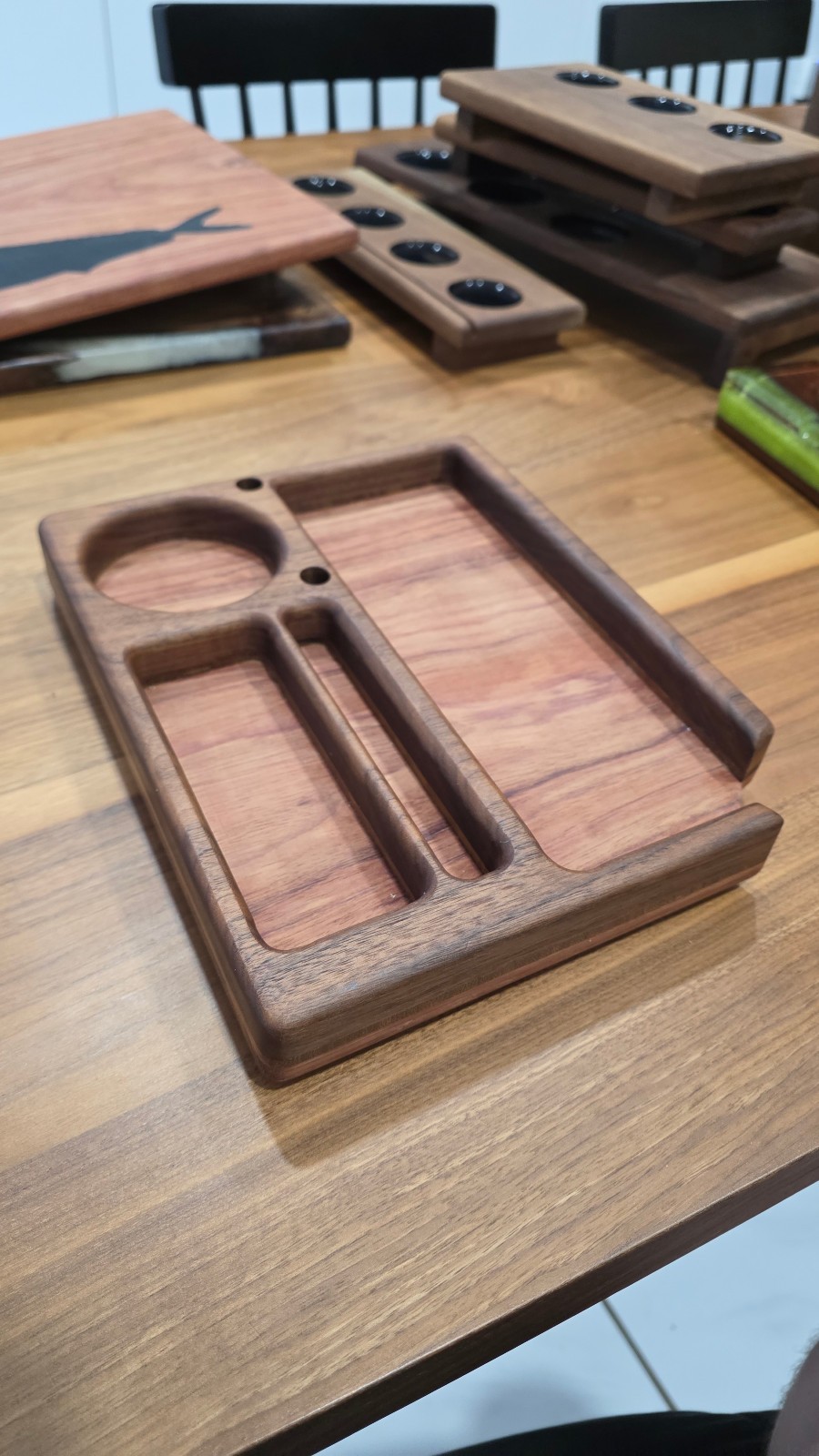 wood rolling tray