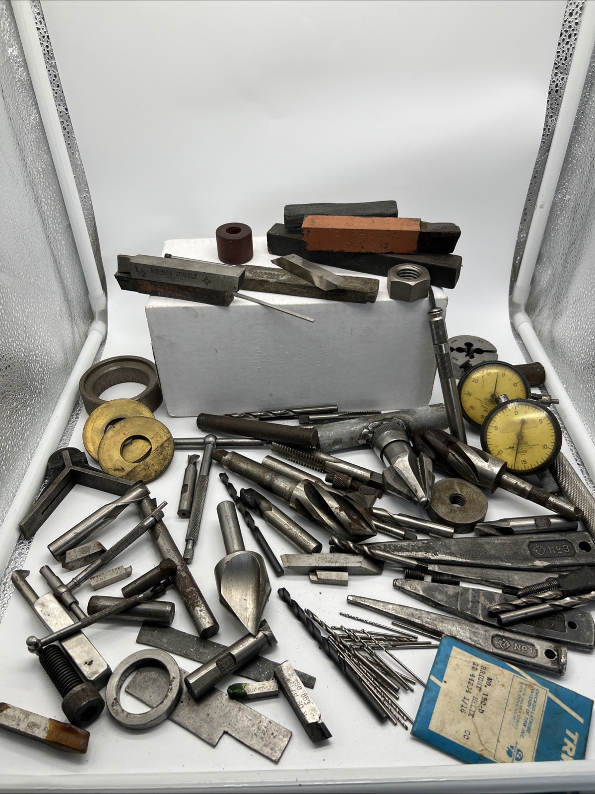 MACHINIST TOOL LATHE MILL Machinist Lot of Various Tool Makers Tooling And More
