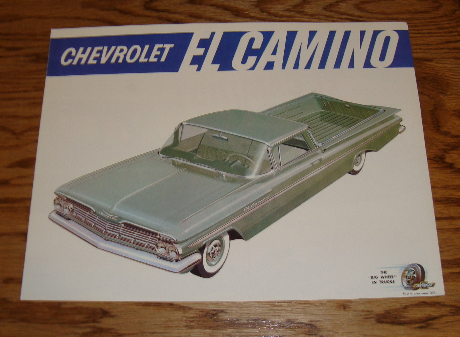 1959 Chevrolet El Camino Sales Brochure 59 Chevy