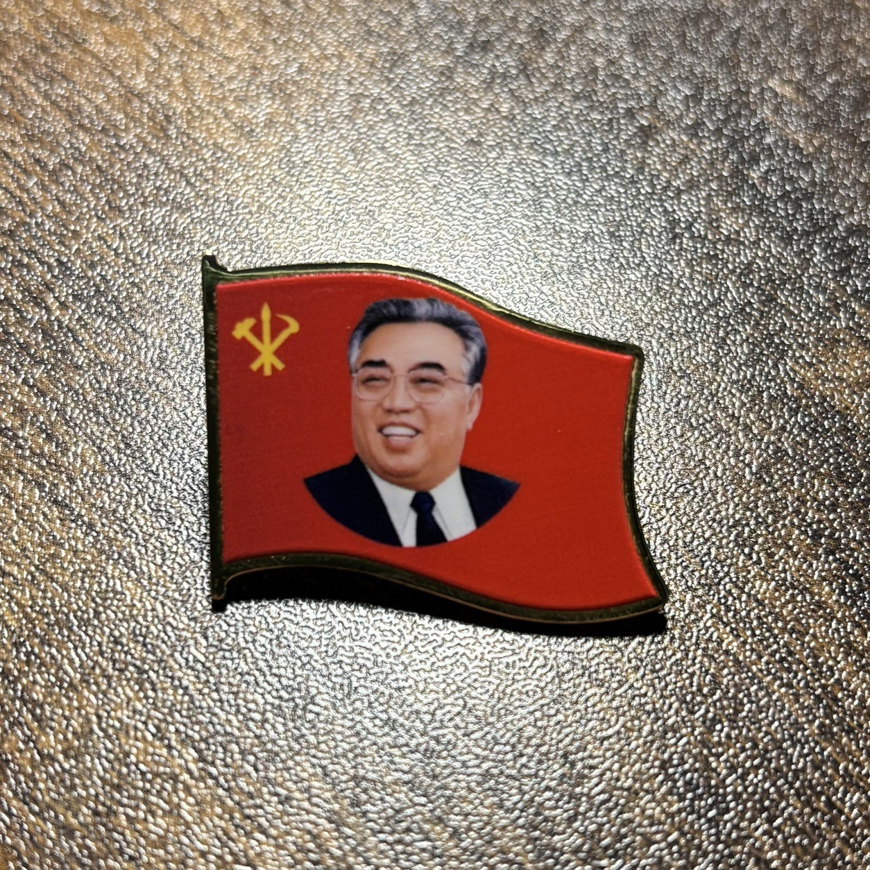 North Korean Kim Badge, DPRK Chest Badge