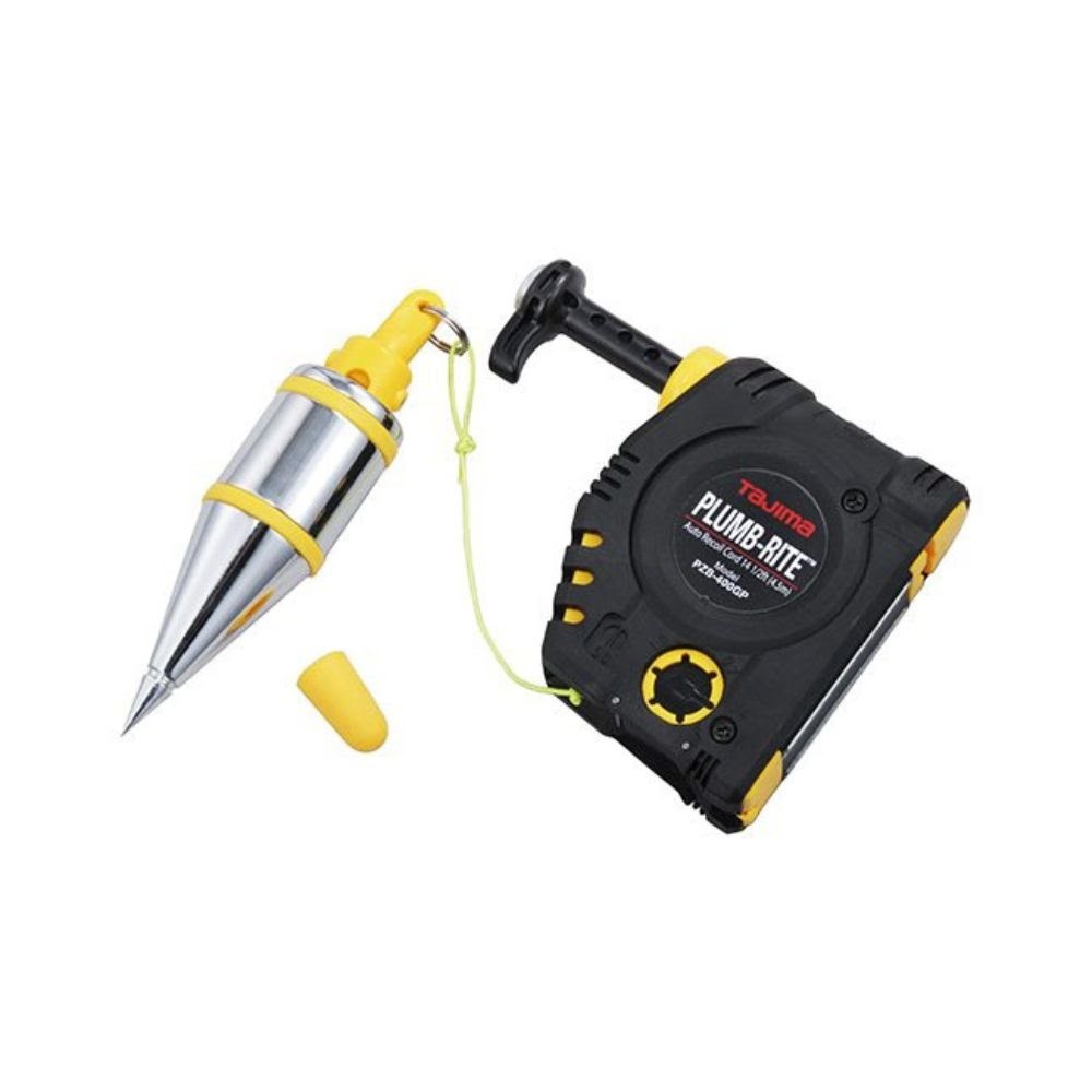 Tajima PZB-400GP PLUMB-RITE 400G Plus setter with 14 oz. plumb bob, hammer plate