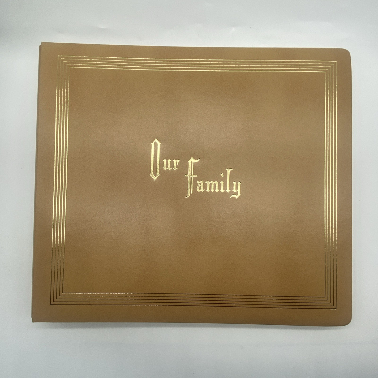 Vintage Our Family Scrapbook With Original Box Unused Vintage Our Family Scrapbook With Original Box Unused