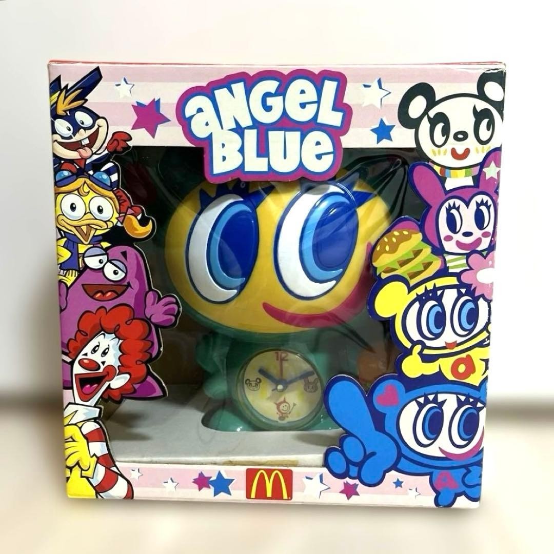 ANGEL BLUE Alarm Clock Nakamura-kun McDonald’s Collab Toy Japan 2003 Rare Unused