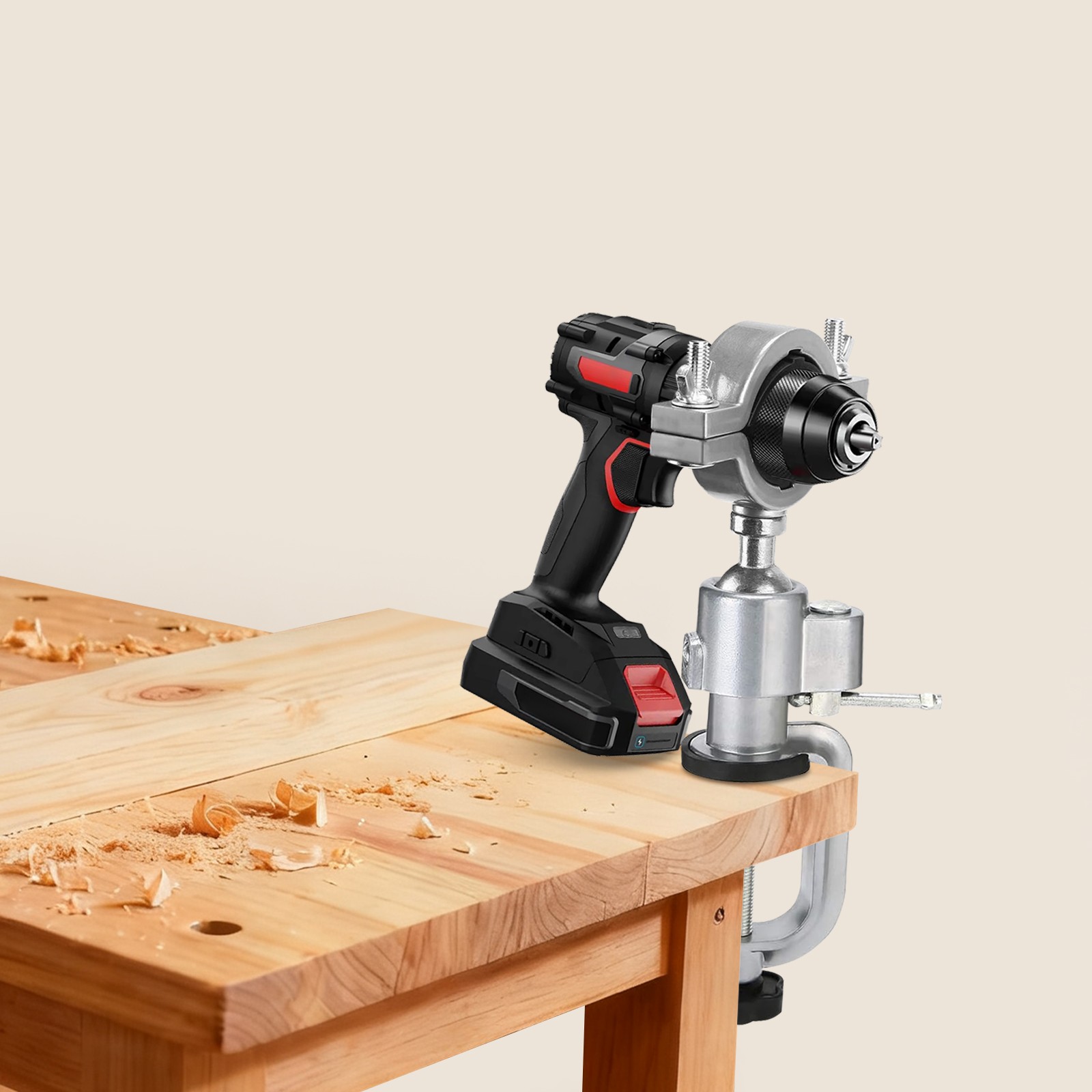 360° Rotating Aluminum Alloy Mini Bench Clamp Vise for Model Electronic DIY