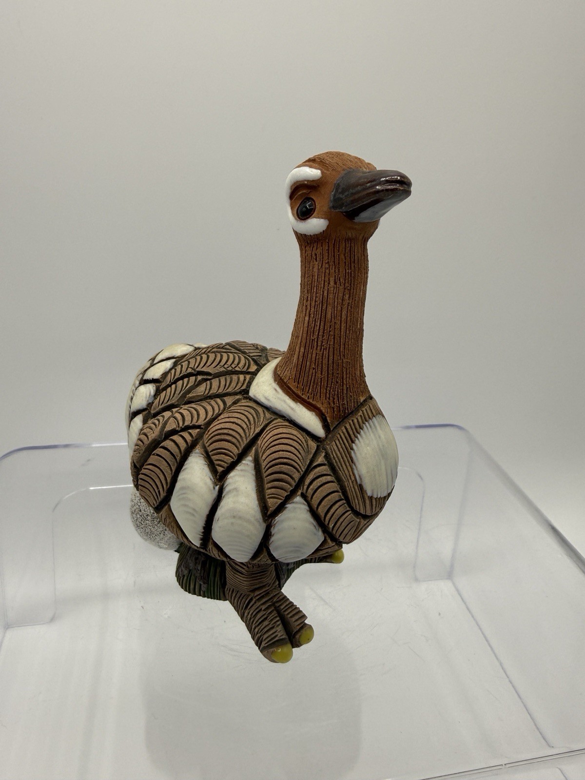 Vtg Casals Handmade Clay Artisan Pottery Ostrich Bird Figurine Peru Vtg Casals Handmade Clay Artisan Pottery Ostrich Bird Figurine Peru