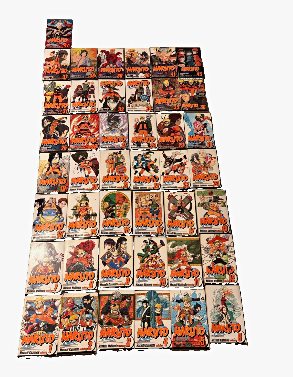 Naruto Manga Vol 1-47 Lot Trade Paperback English missing 46