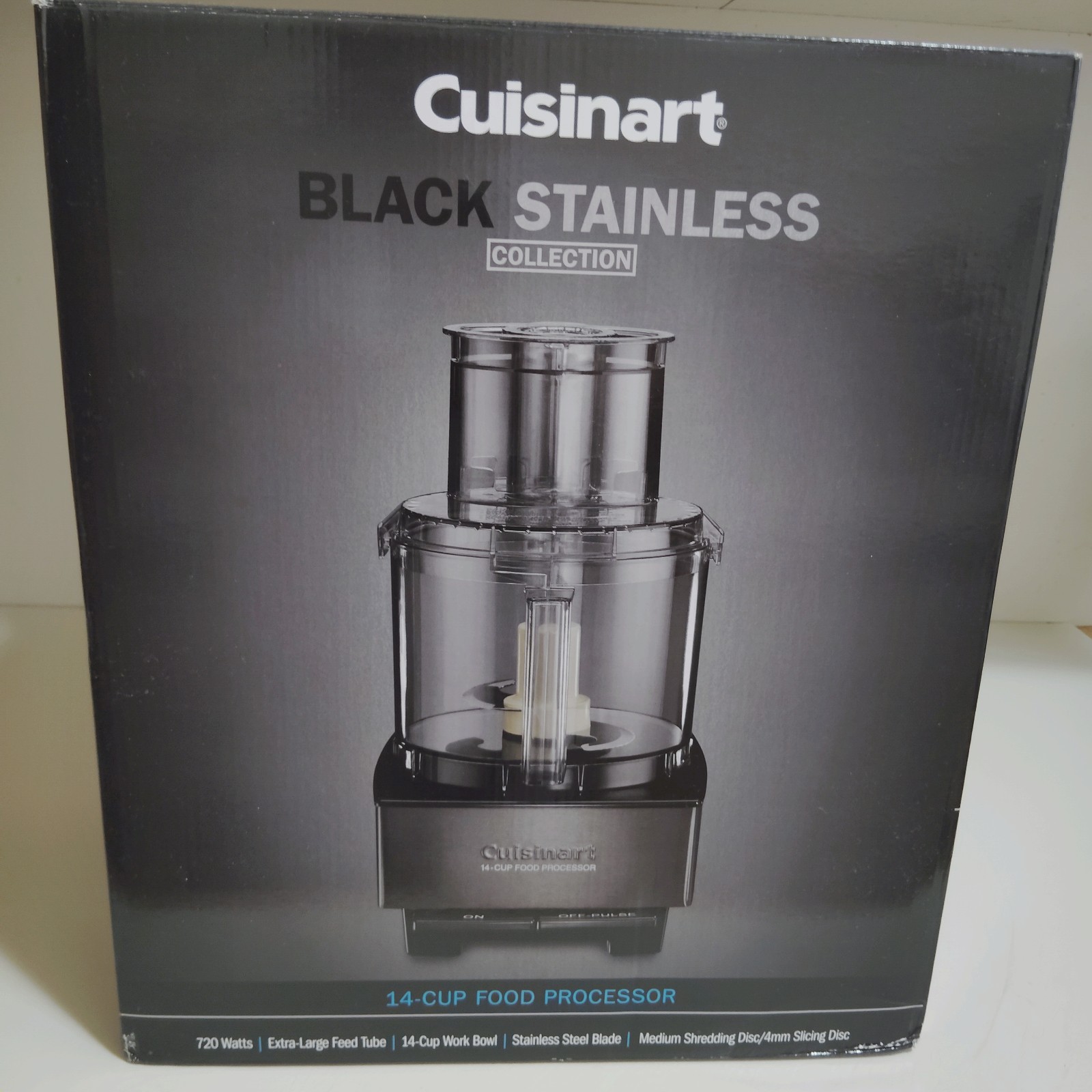 Cuisinart Black Stainless Collection Food Processor