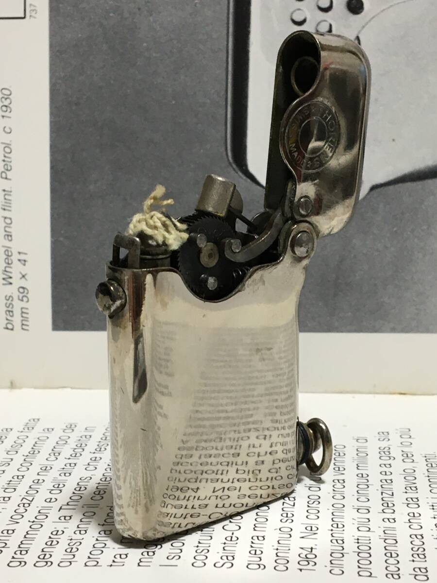 Thorens First Oil Lighter C1919 Swiss Made Antique Working Rare Vintage Japan