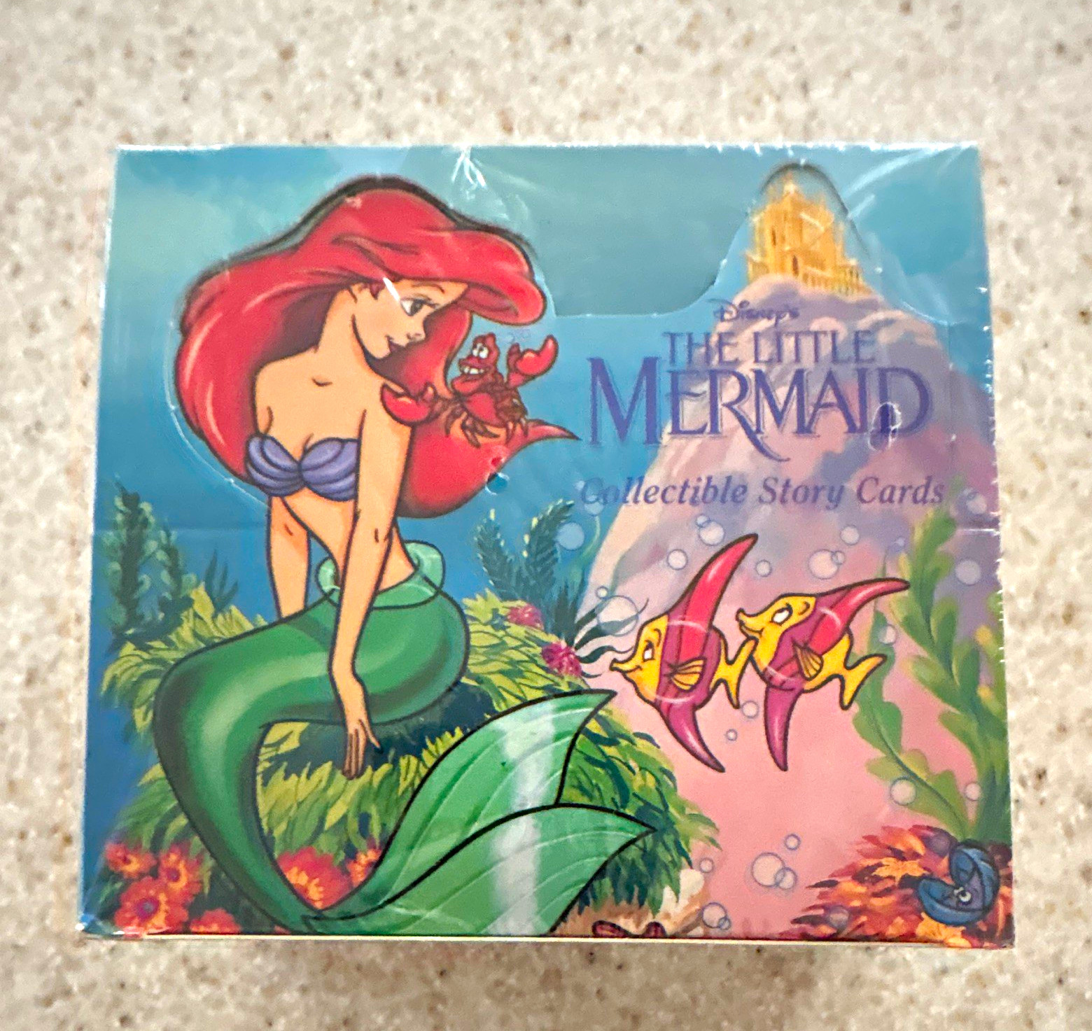 Pro Set Disney Little Mermaid Collectible Story Cards Sealed Box 36 Packs 1991