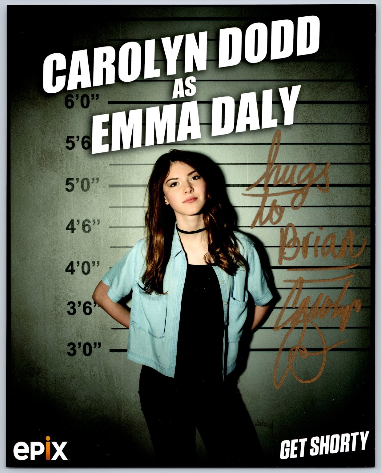 Carolyn Dodd Autographed Photo Epix Get Shorty Actress Emma Daly