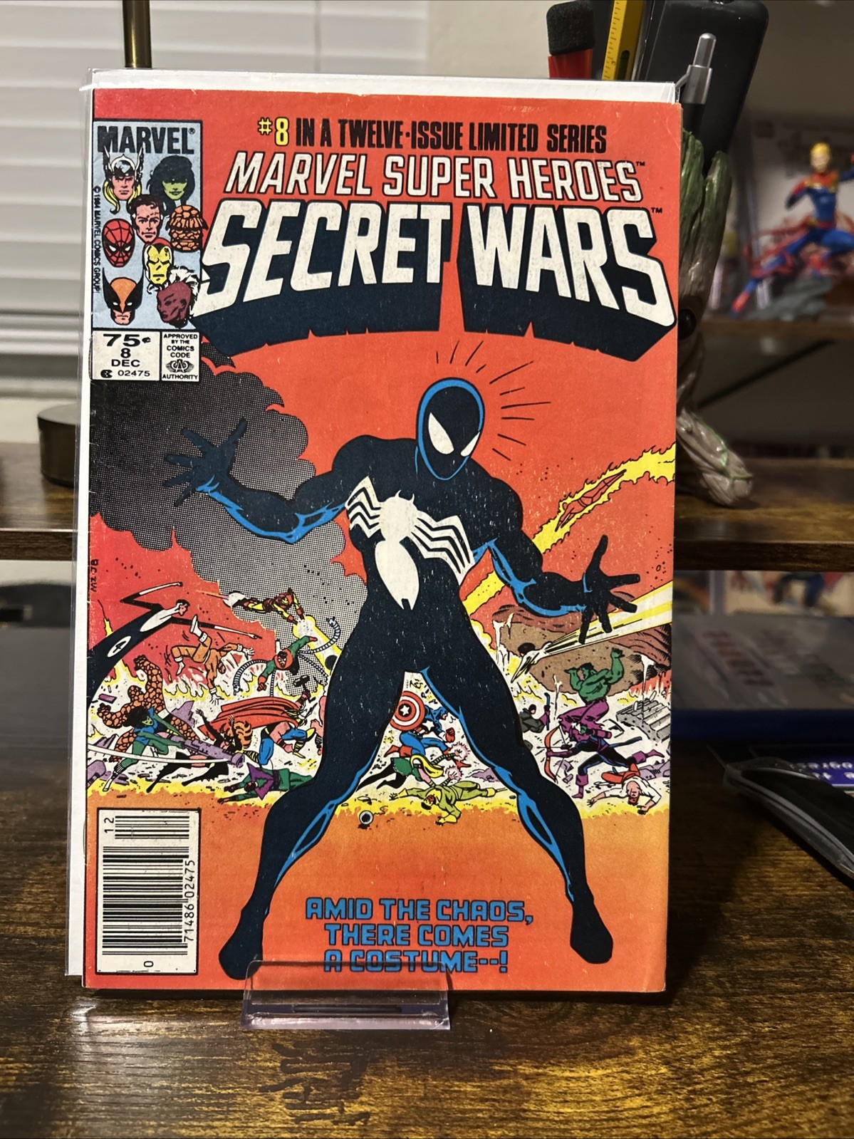 Marvel Super Heroes Secret Wars #8 1984 Newsstand Black Suit SpiderMan Midgrade Marvel Super Heroes Secret Wars #8 1984 Newsstand Black Suit SpiderMan Midgrade