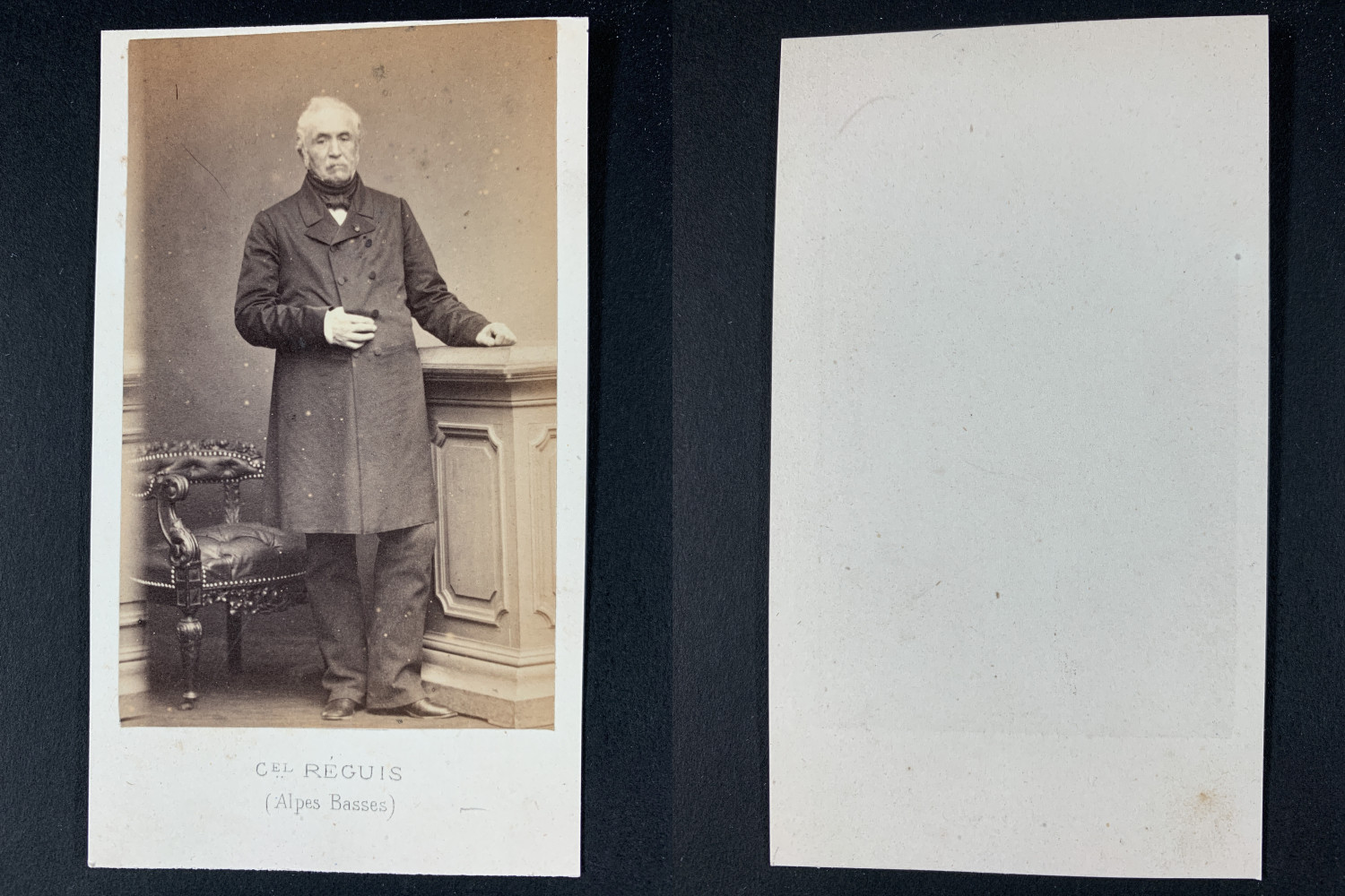 Mayer et Pierson, Le députe Xavier Louis Réguis Vintage cdv albumen print.Xavi