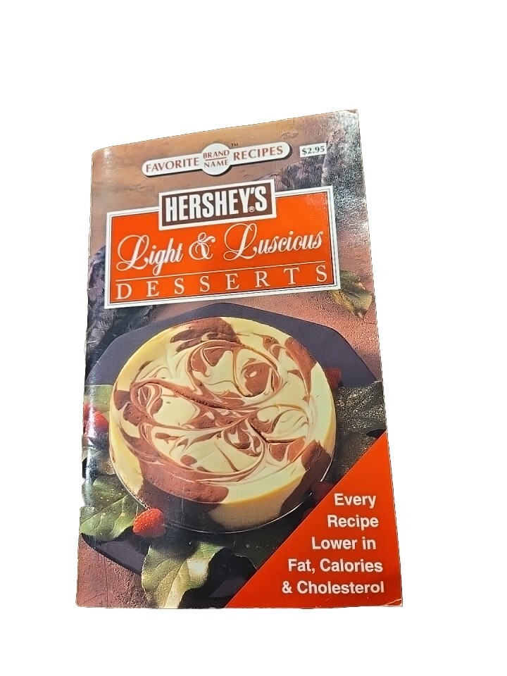 1994, Favorite Brand Name Recipes Booklet, Hershey's Light & Luscious Desserts 