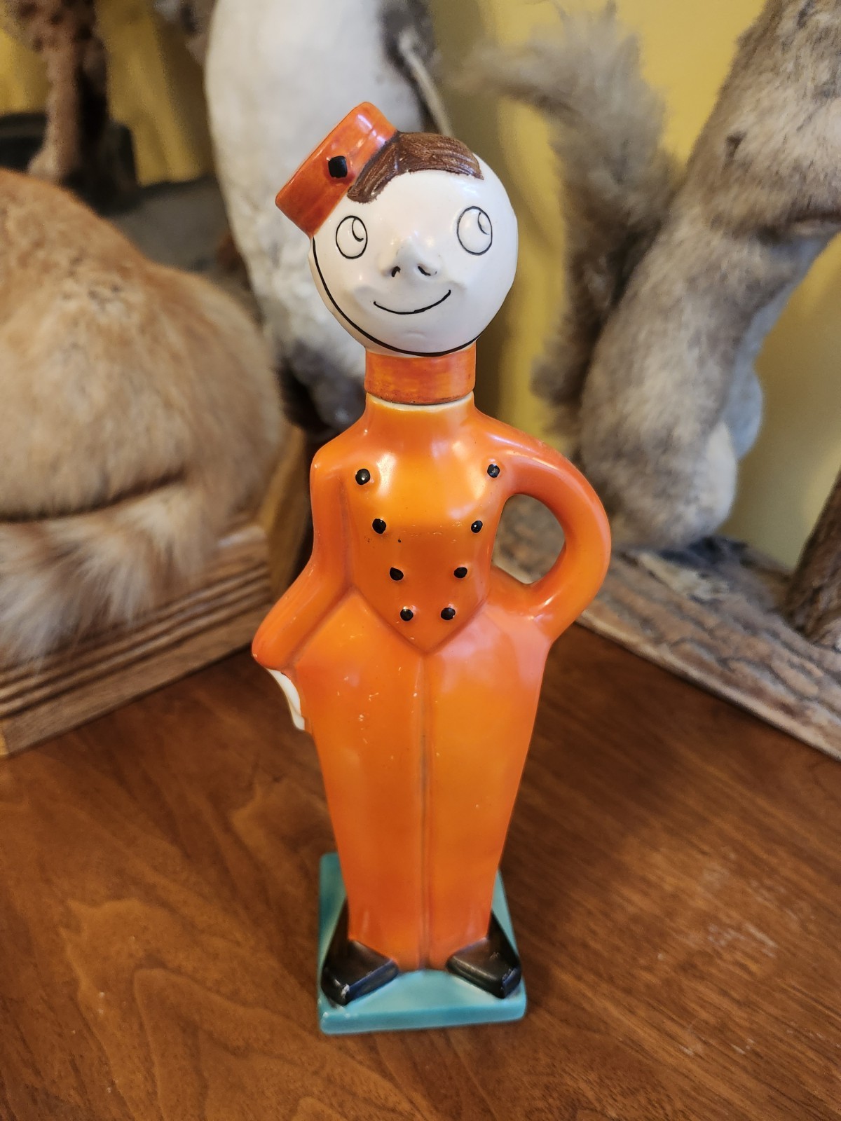 Extremely Rare Art Deco Goebel Bell Boy Decanter W. Germany Good Condition Extremely Rare Art Deco Goebel Bell Boy Decanter W. Germany Good Condition