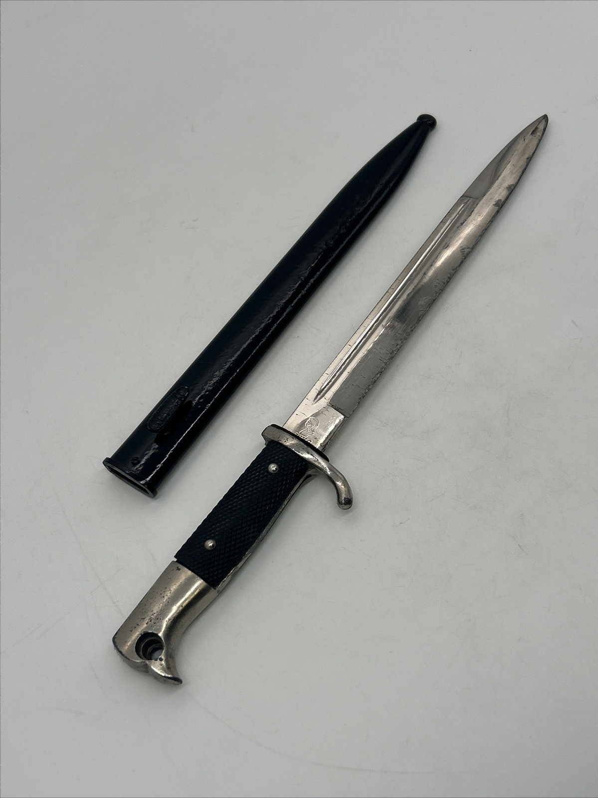 Vintage German Dress Bayonet WKC Trademark W/ Scabbard • World War 2 (WWII)