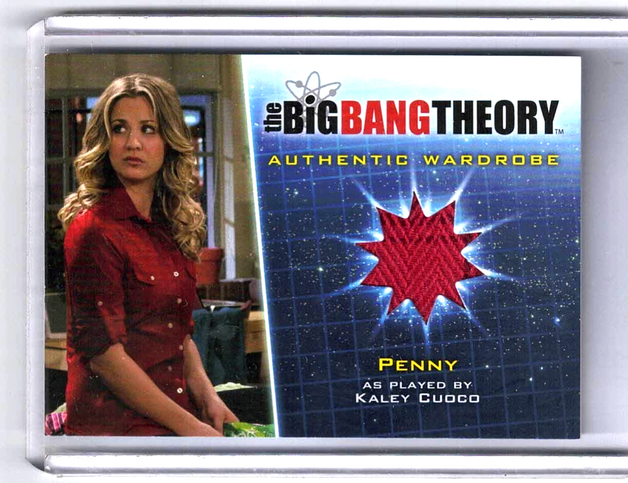 2013 The Big Bang Theory PENNY Authentic Wardrobe #M12 KALEY CUOCO Season 5 RARE