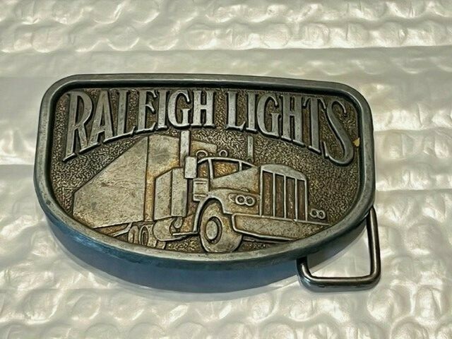 Belt Buckle - Raleigh Lights