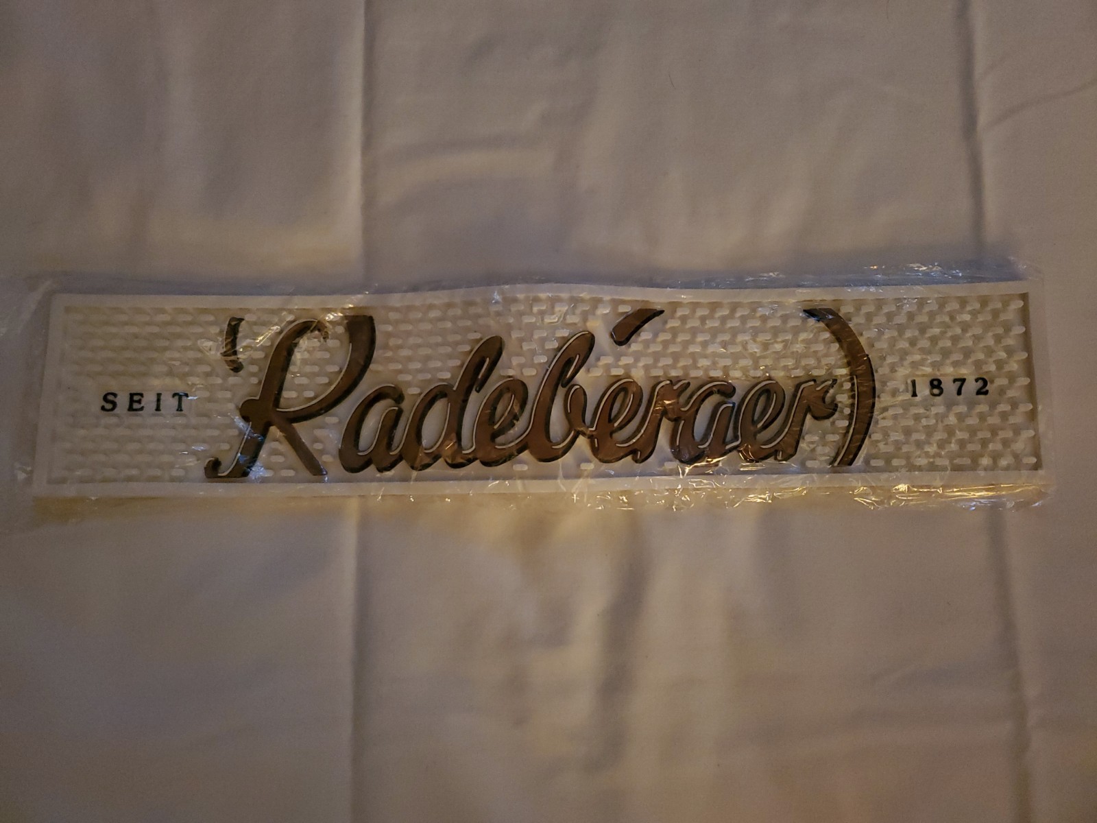 German Radeberger Rubber Bar Drip Spill Mat New Old Stock Oktoberfest Seit 1872 German Radeberger Rubber Bar Drip Spill Mat New Old Stock Oktoberfest Seit 1872