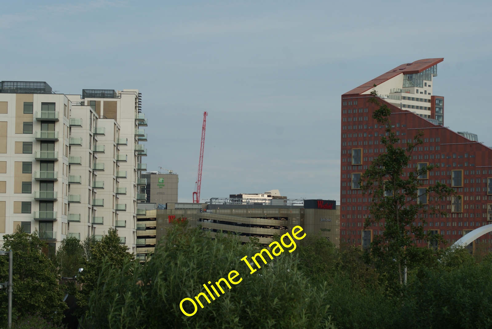 Photo 12x8 View of Olympic Village apartments, Westfield car park and the c2014 Photo 12x8 View of Olympic Village apartments, Westfield car park and the c2014