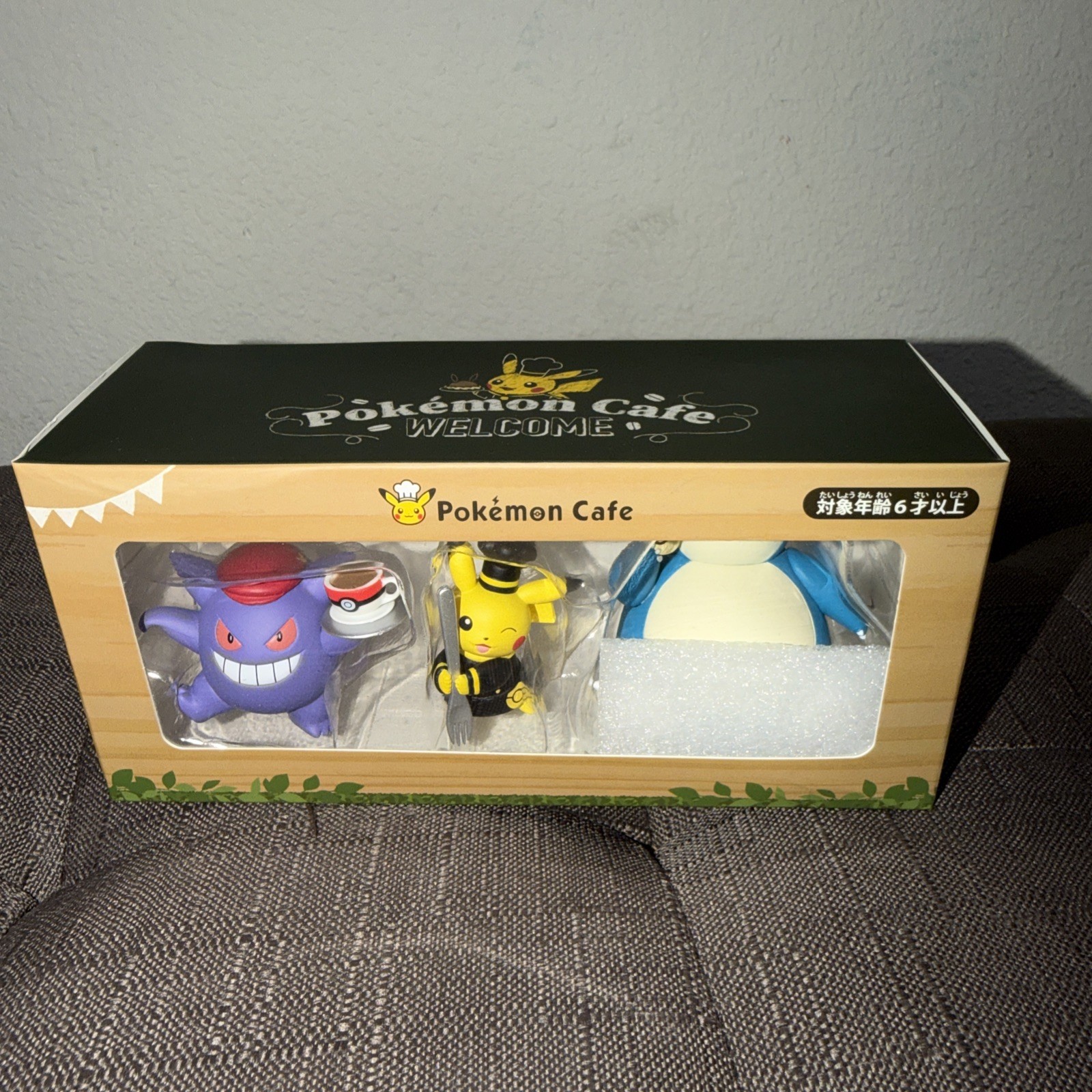 Pokemon Cafe Figure Gengar Snorlax Pikachu