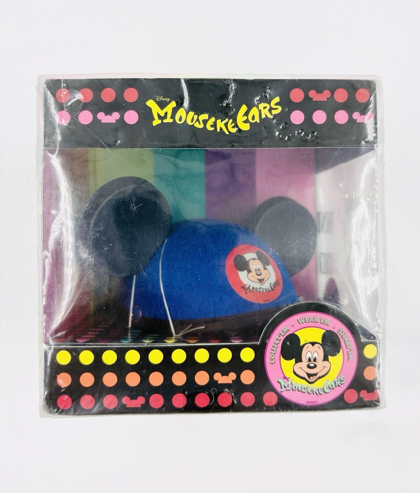 NWT Vtg Vintage Disney Mickey Mouseke Ears Mini Hat Collectible Blue