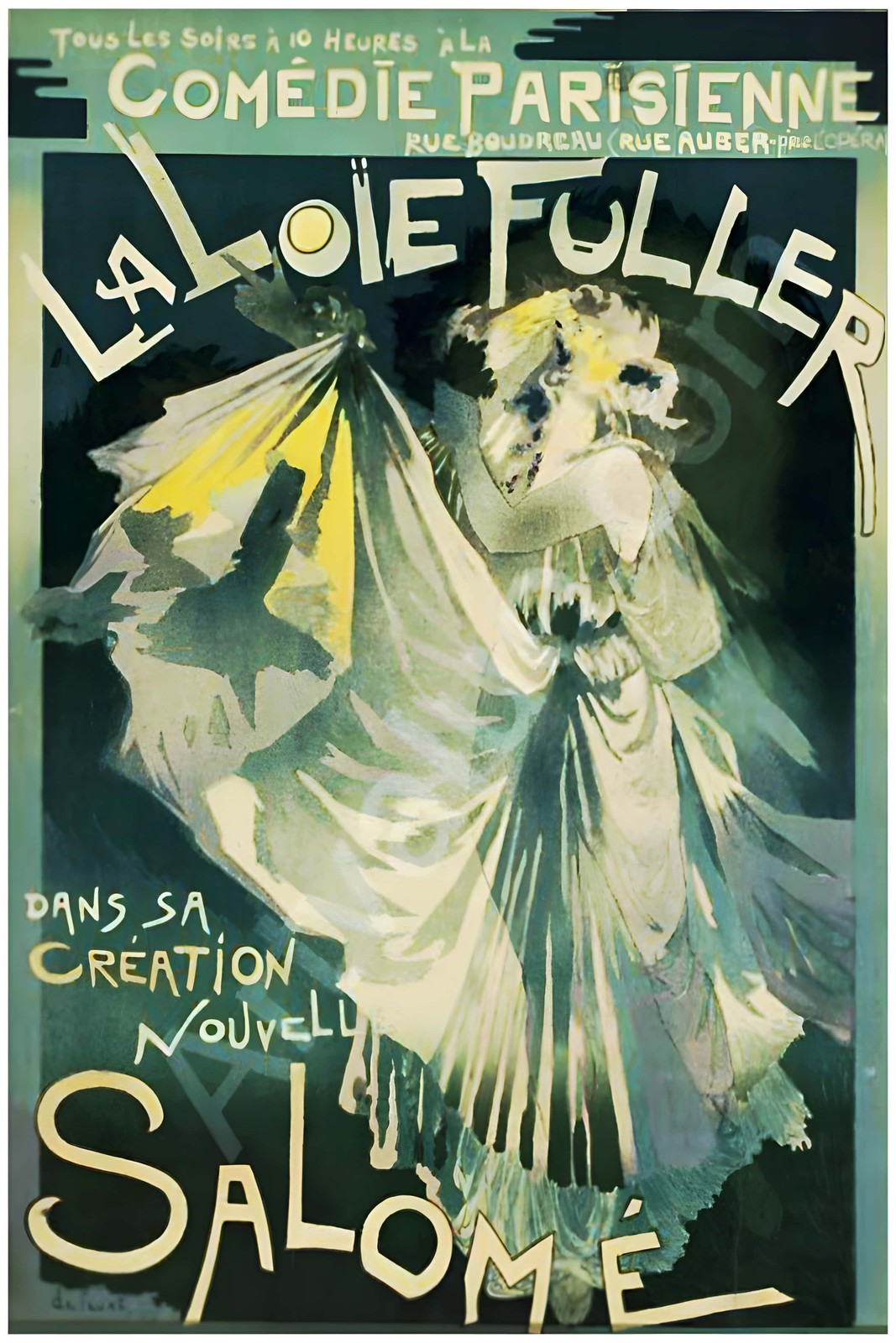 La Loïe Fuller Salomé Poster (1910s) 🌟✨ - 24x36 Art Print La Loïe Fuller Salomé Poster (1910s) 🌟✨ - 24x36 Art Print