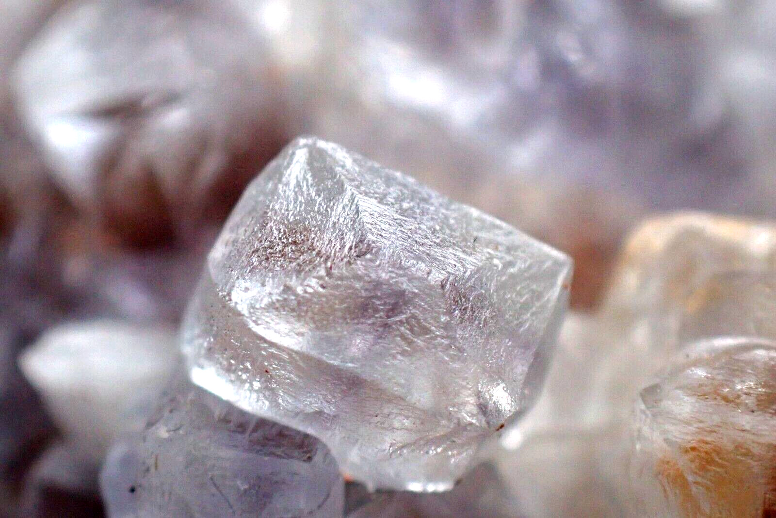 FLUORITE * NICE CRYSTALS ON MATRIX  Jaimina Mine, Caravia, SPAIN