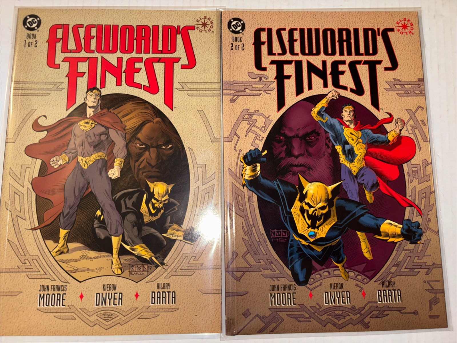 Elseworld\'s Finest, 1-2, Complete DC Comic Set, NM, 1st Prints Elseworld\'s Finest, 1-2, Complete DC Comic Set, NM, 1st Prints