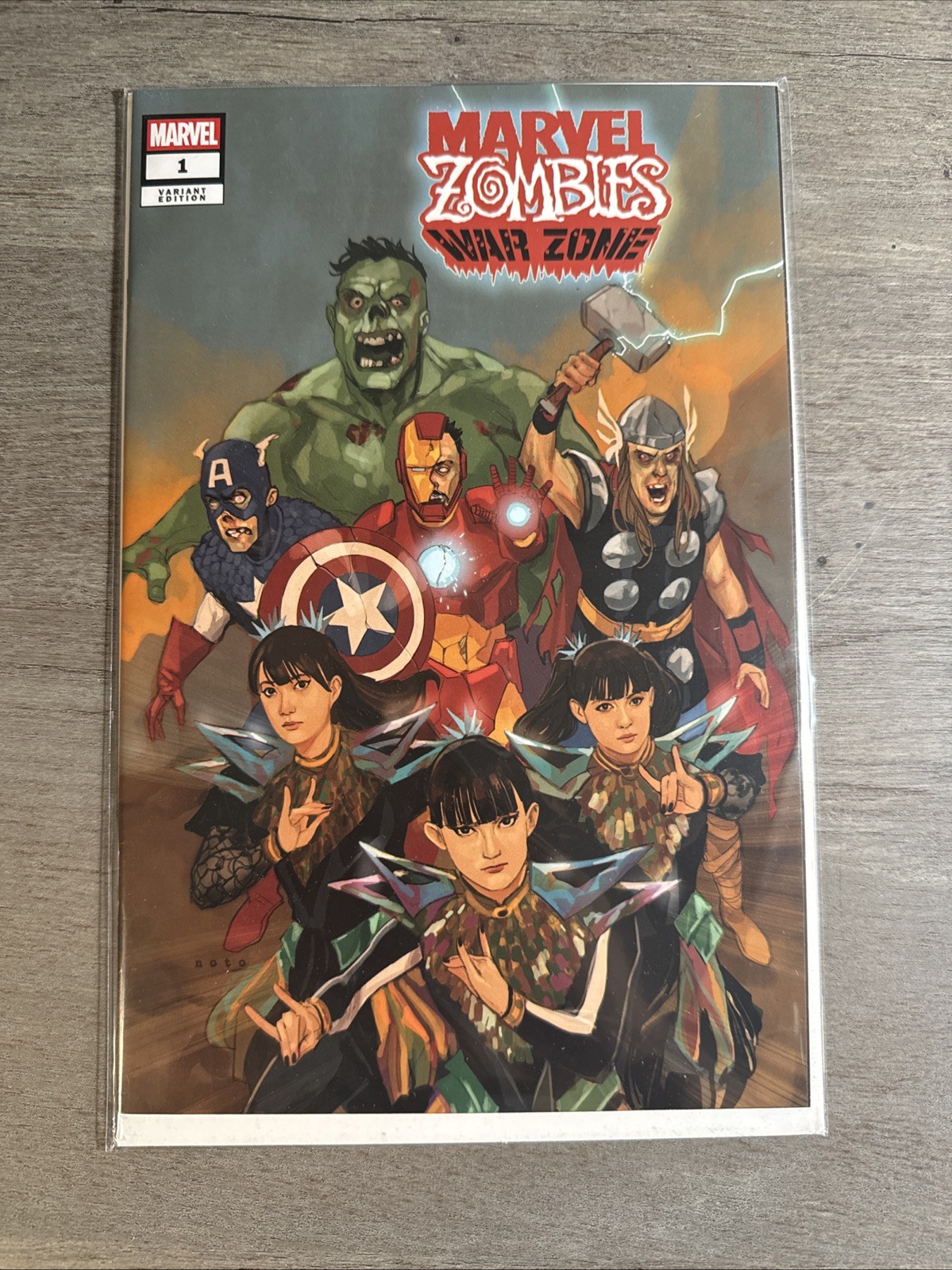 Babymetal Edition Marvel Zombies War Zone Comic Noto /3500 Brand New In Hand Babymetal Edition Marvel Zombies War Zone Comic Noto /3500 Brand New In Hand