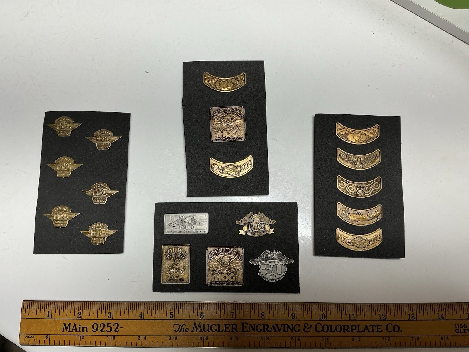Harley Davidson H.O.G. Pins Twenty-five (25) Qty.  Old Stock (lot A)