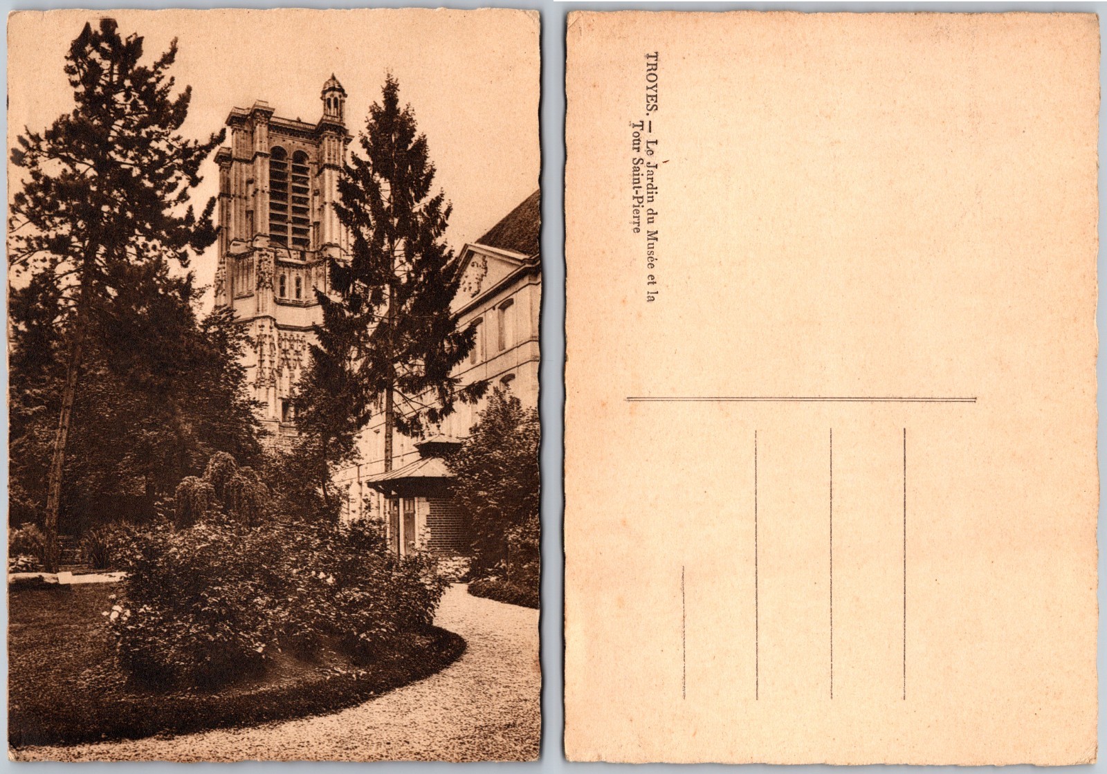 Continental Troyes Saint Urbain Church Postcard