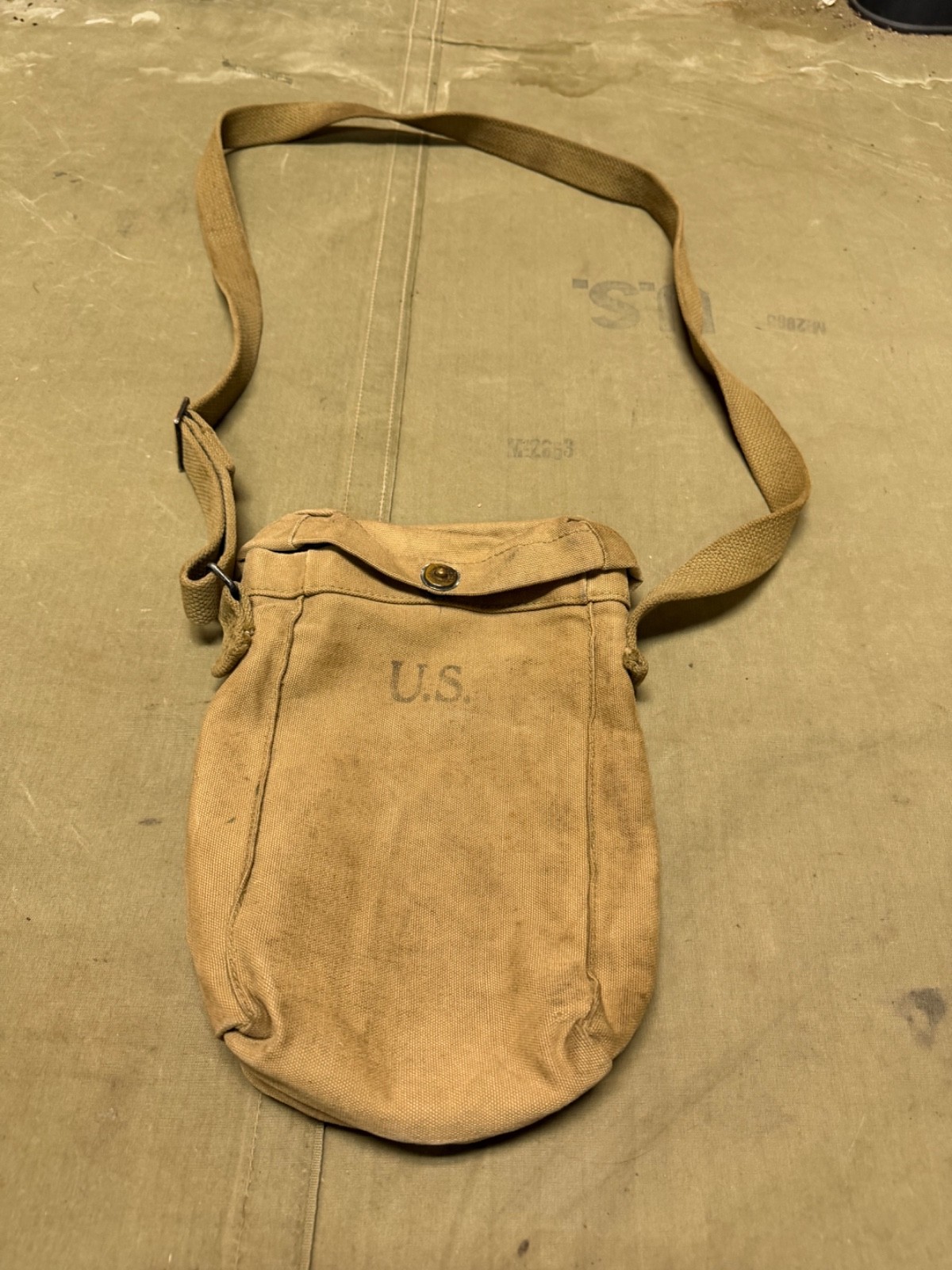 ORIGINAL WWII US ARMY INFANTRY M1  30RD STICK AMMO CARRY BAG-GB MFG CO INC, 1942