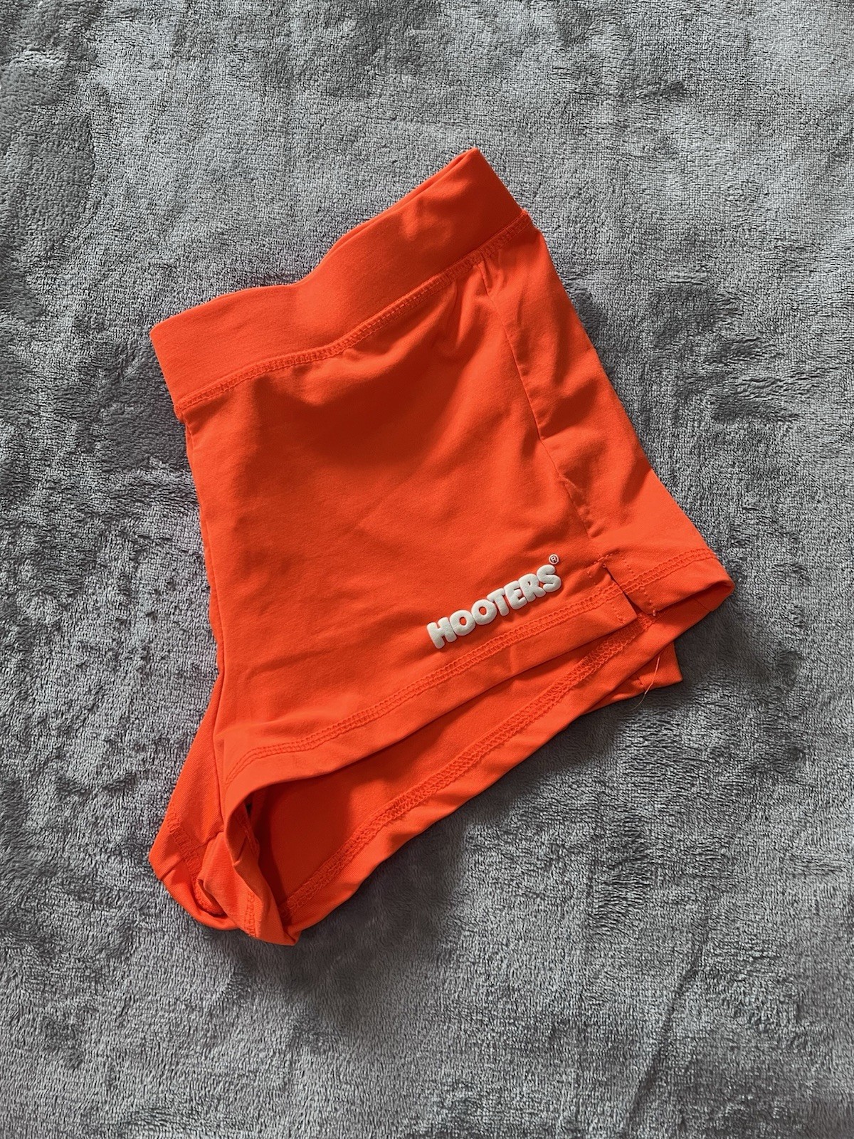 Hooters Orange Women's Uniform Shorts Restaurants & Fast Food Advertising Promo