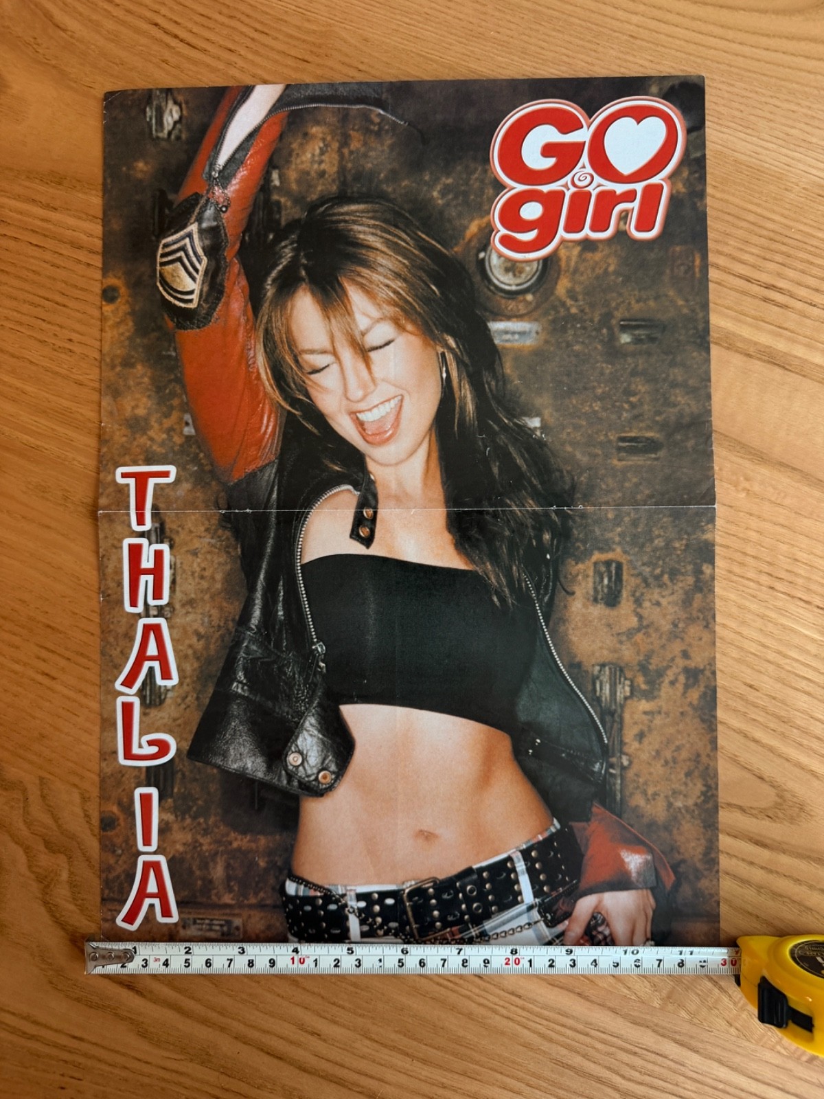 Vintage Thalia Hurriyet Trendy Magazine Poster Mexico Latin Pop Rare 2000s
